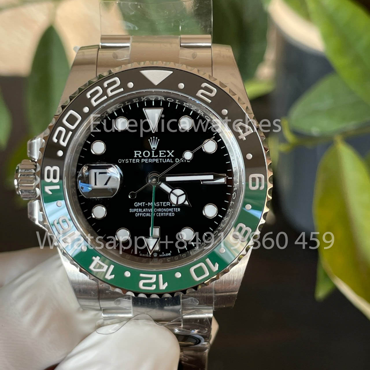 Rolex GMT Master II M126720VTNR-0001 Oyster Strap 1:1 Miglior clone pulito Aggiornamento di fabbrica 2025