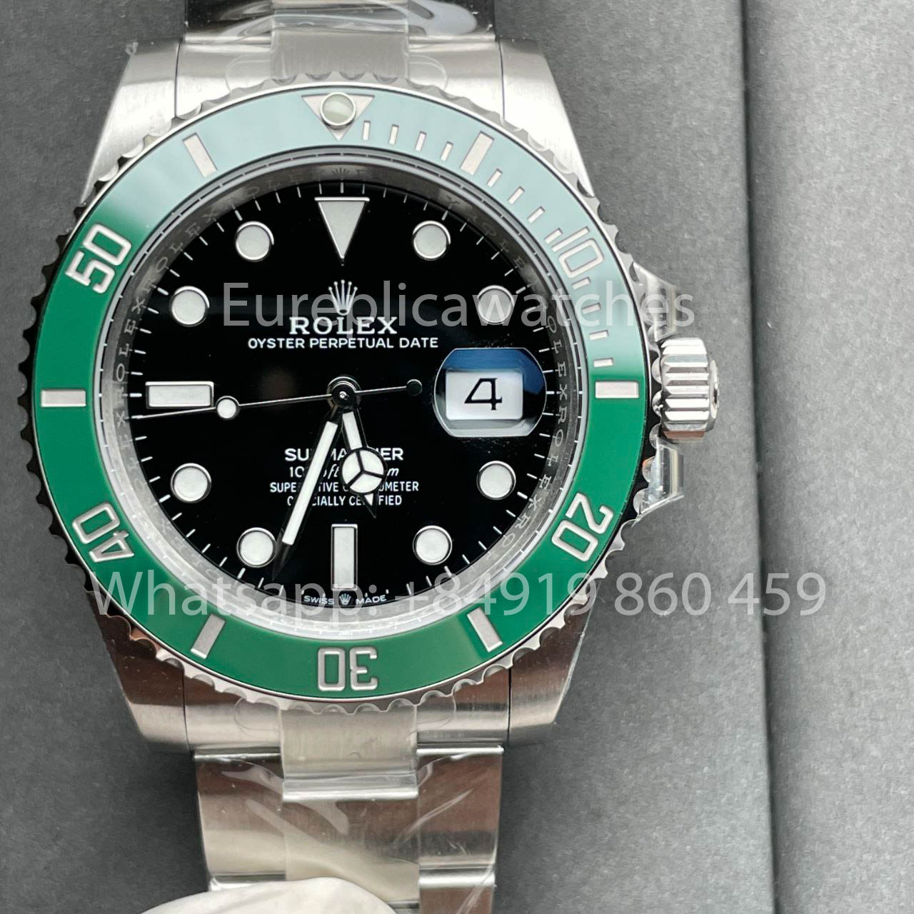 Rolex Submariner M126610LV-0002 Kermit 1:1 Miglior Clone VS Quadrante Nero di Fabbrica più recente 2025