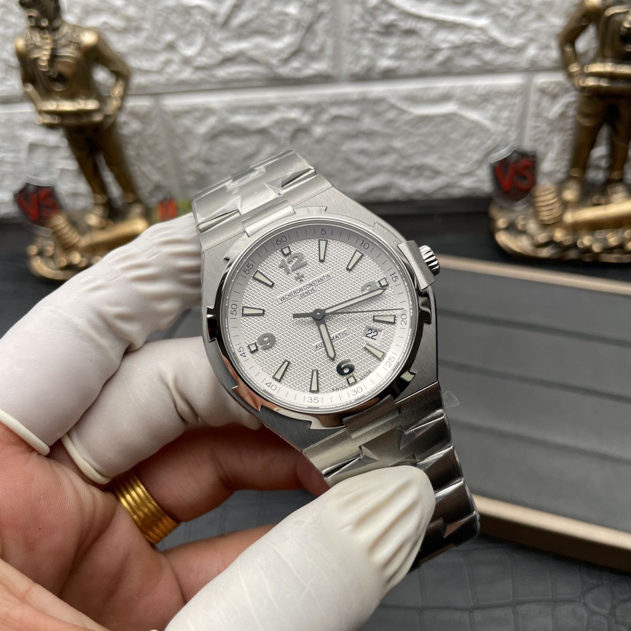 Vacheron Constantin Overseas 47040 JJ Factory 1:1 Best Edition svizzero ETA9015 quadrante bianco