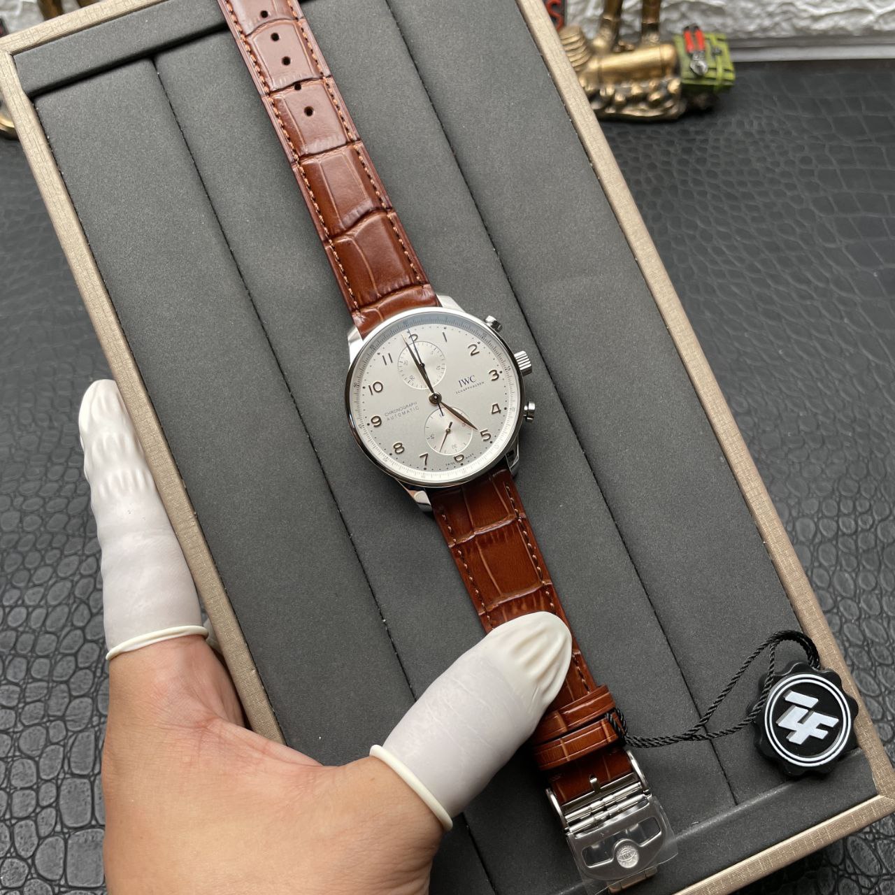 IWC Portugieser IW371604 1:1 Mejor edición ZF Factory esfera blanca