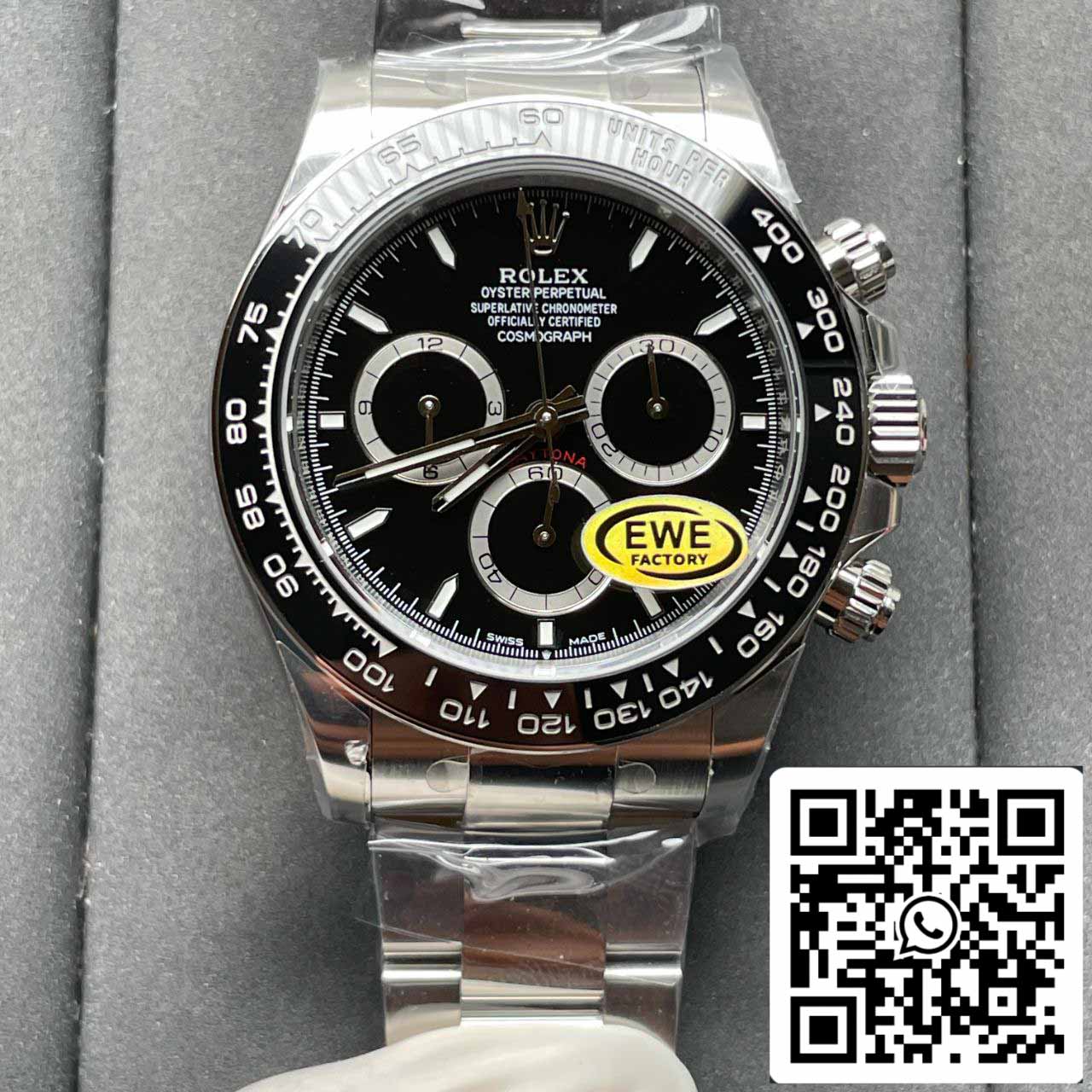 Rolex Cosmograph Daytona m126500ln-0002 1:1 Best Edition EWE Factory 4131 Movimento