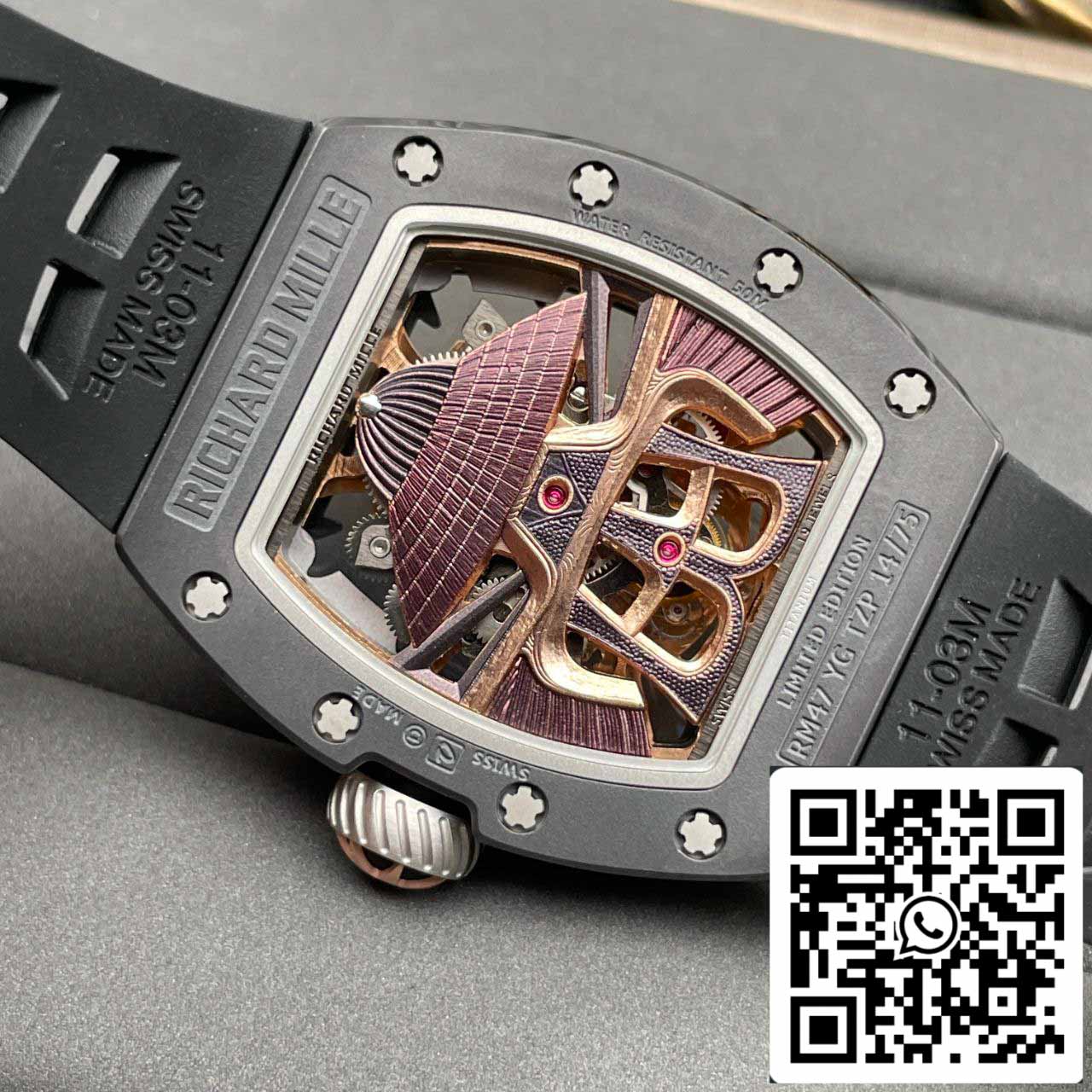 Richard Mille The Time Of The Samurai RM 47 1:1 Best Edition YS Factory Tourbillon Watch