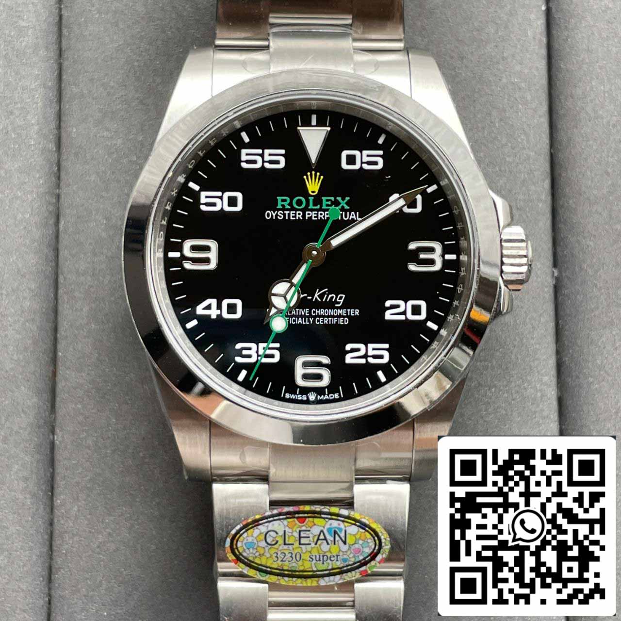 Rolex Air King M126900-0001 1:1 Best Edition Clean Factory Black Dial