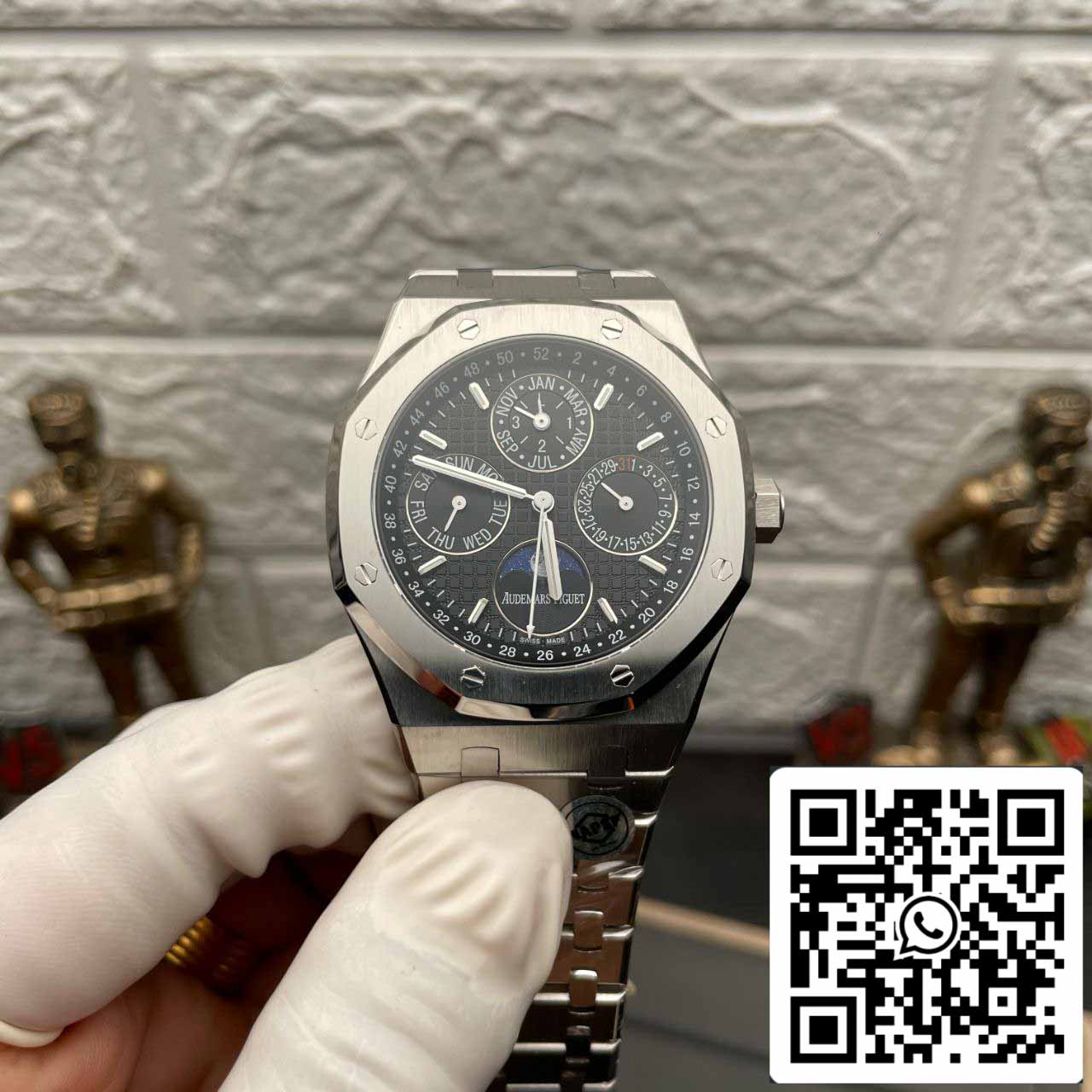 Audemars Piguet Royal Oak 26574 1:1 Mejor edición APS Factory esfera negra