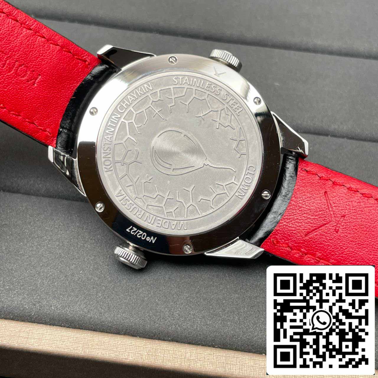 Konstantin Chaykin Joker K07 Esfera blanca Correa roja Edición 1:1 Mejor versión TW Factory V3s