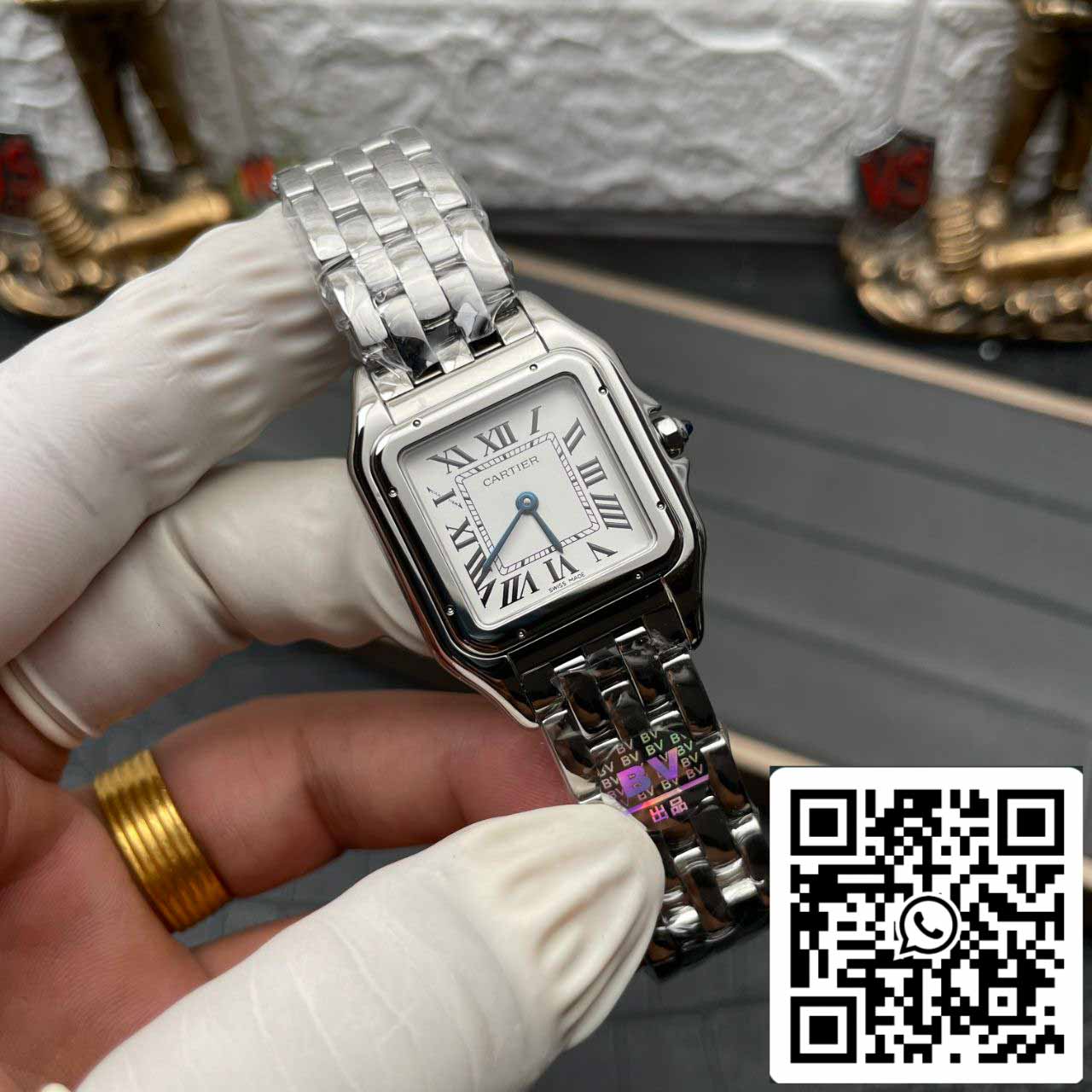 Panthere De Cartier WSPN0007 GF Factory 1:1 Best Edition Bracciale svizzero in acciaio inossidabile al quarzo 316L