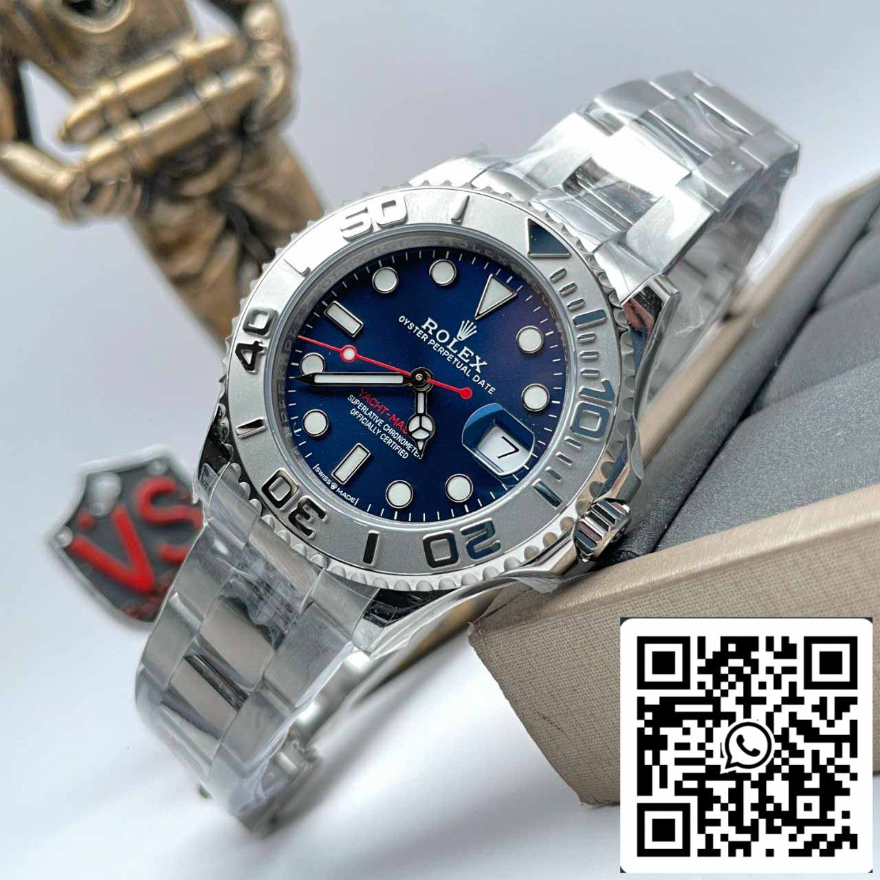 Rolex Yacht Master 268622 1:1 Mejor edición AR Factory esfera azul