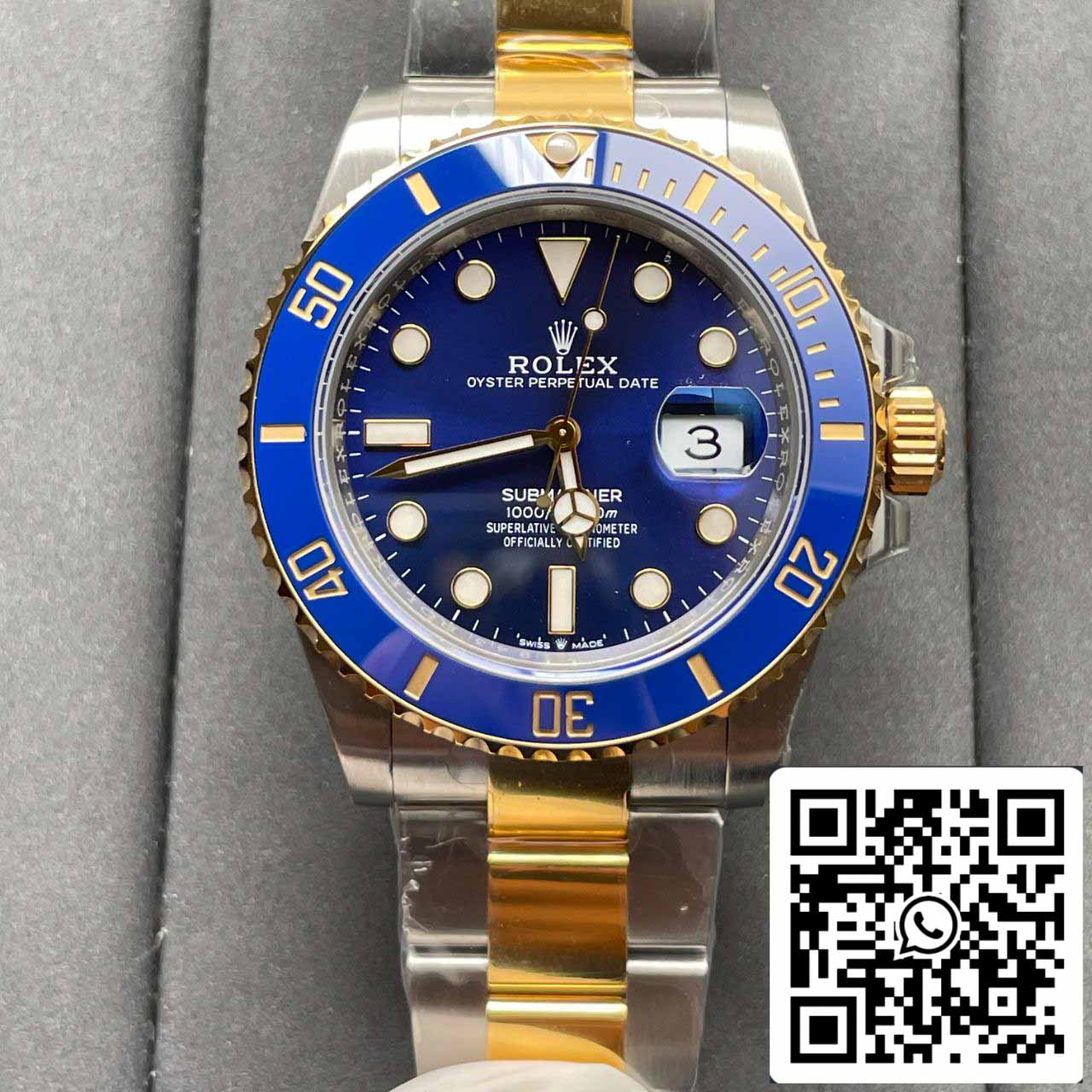 Rolex Submariner 116613LB-97203 40mm movimento 3135 VS Factory quadrante blu