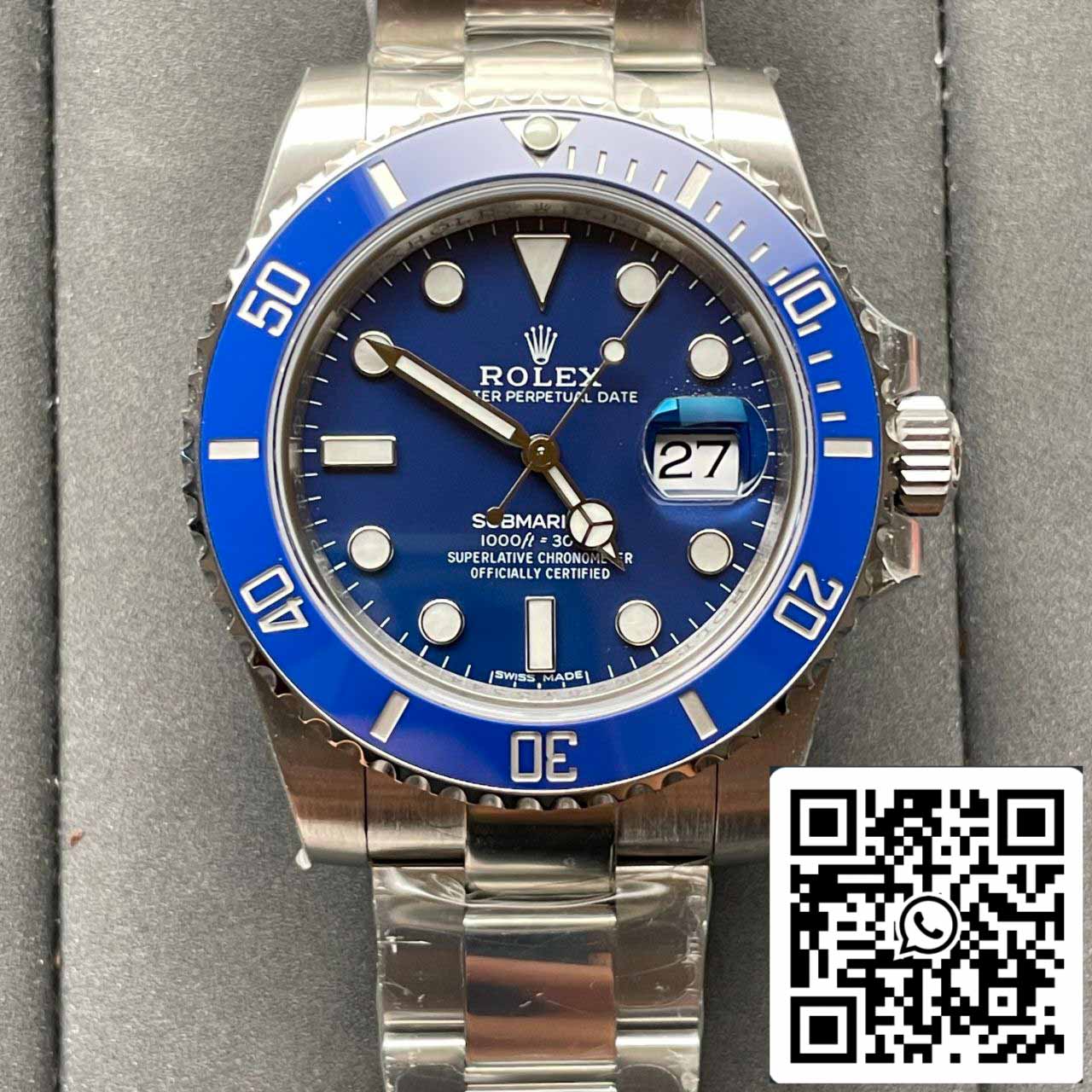 Rolex Submariner 116619LB-97209 3135 movement VS Factory Blue Dial