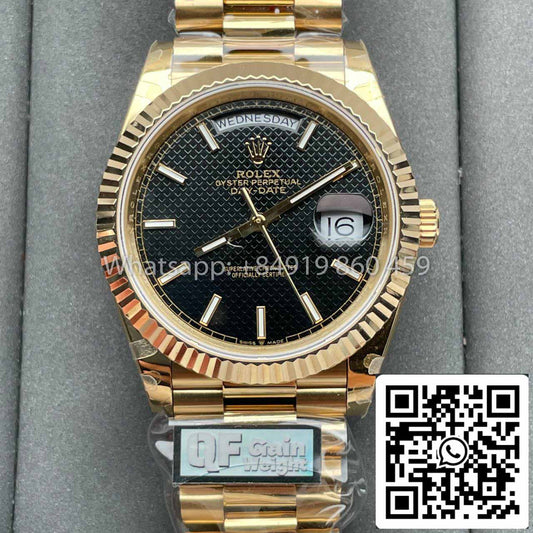 Rolex Day Date 40 Gold 228238-0007 1:1 Best Edition Versión de contrapeso de fábrica QF