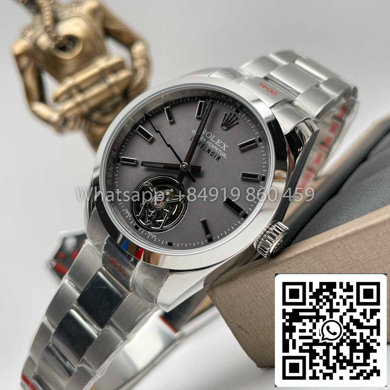 Rolex Milgauss 116400 LNT01HS-001 Tourbillon 1:1 Best Edition JB Factory Stainless Steel Case Swiss ETA3131