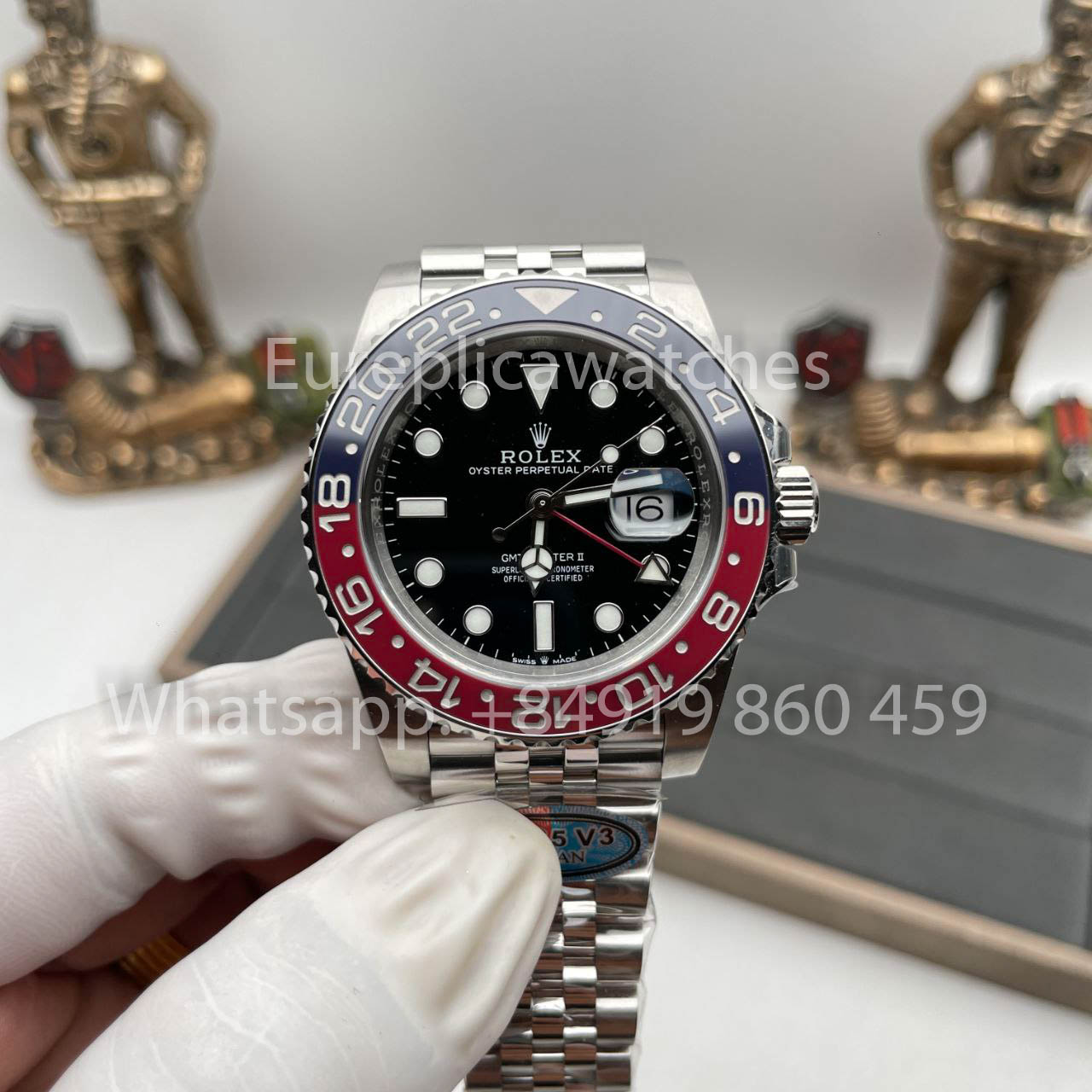 Rolex GMT Master II M126710BLRO Jubilee Strap 1:1 Best Edition Clean Factory nuovissima versione 2024 