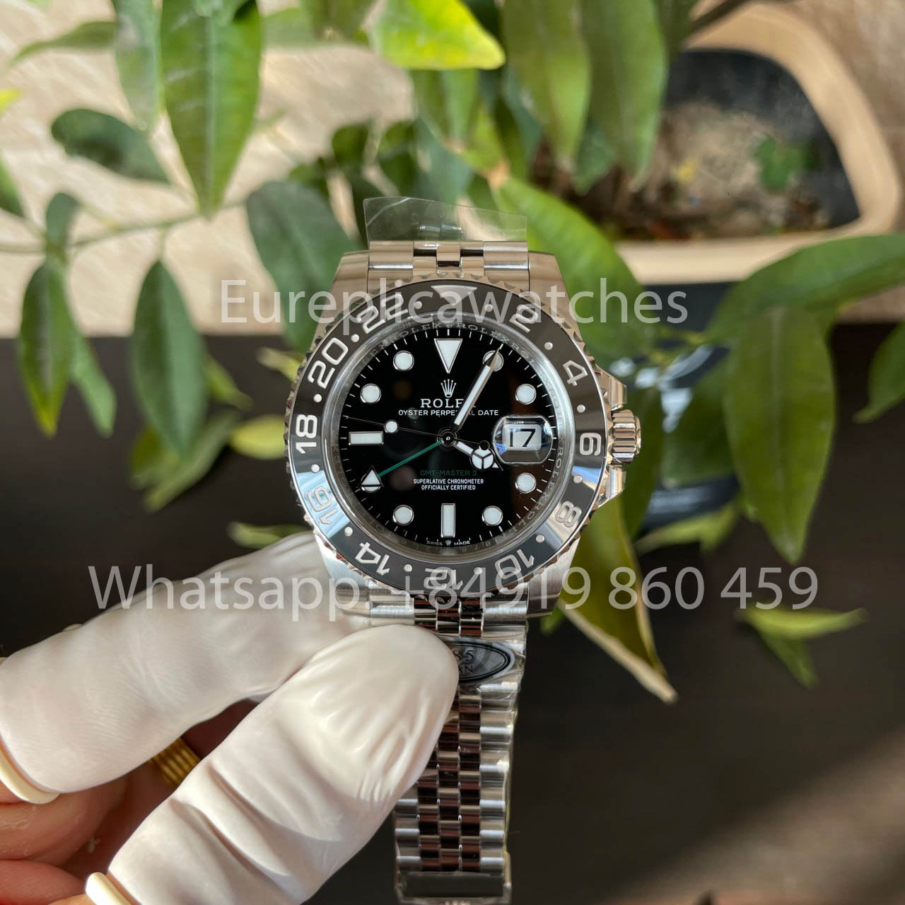 Rolex GMT Master II m126710grnr-0003 Bruce Wayne Batman 1:1 Miglior clone Fabbrica pulita 2025