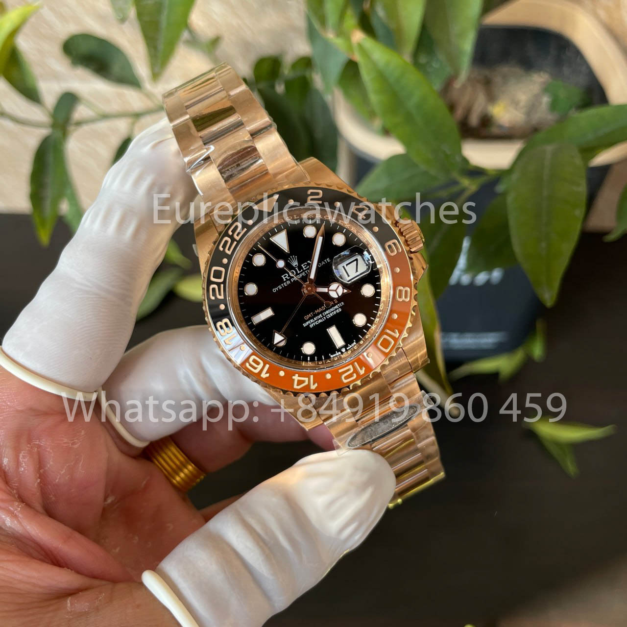 Rolex GMT Master II M126715CHNR-0001 1:1 Best Clone Clean Factory Newest Version 2025