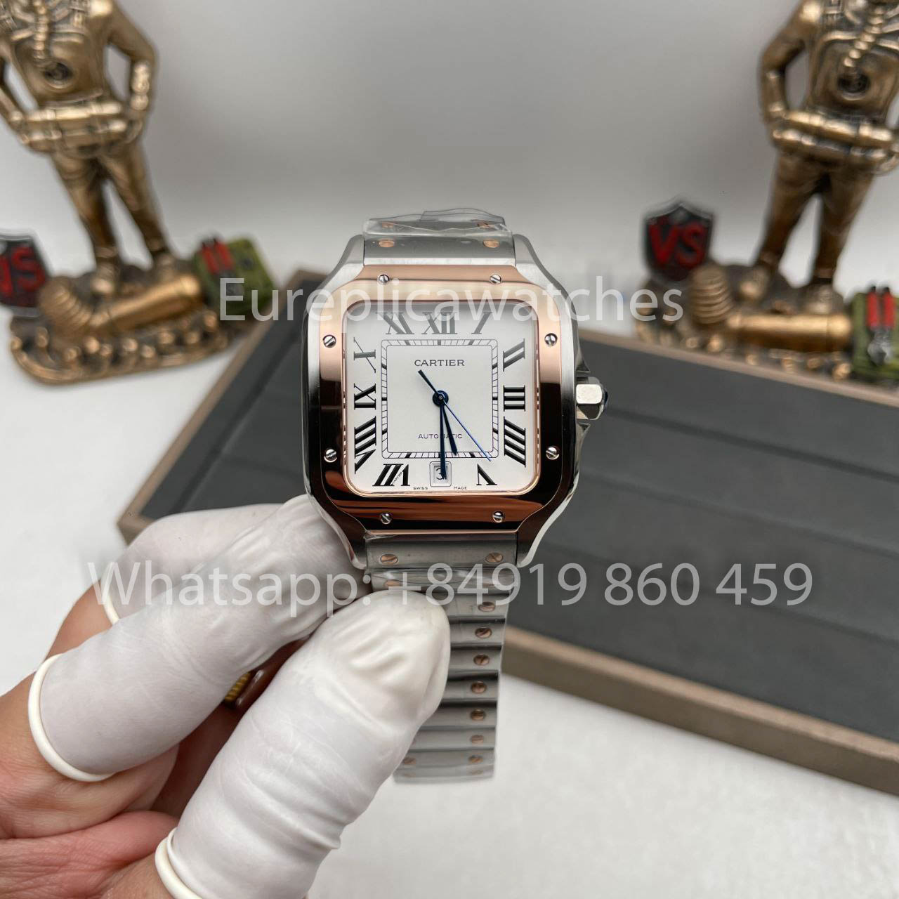 Cartier De Santos W2SA0006 2018 BV Factory 1:1 Mejor Edición Suiza ETA 9015