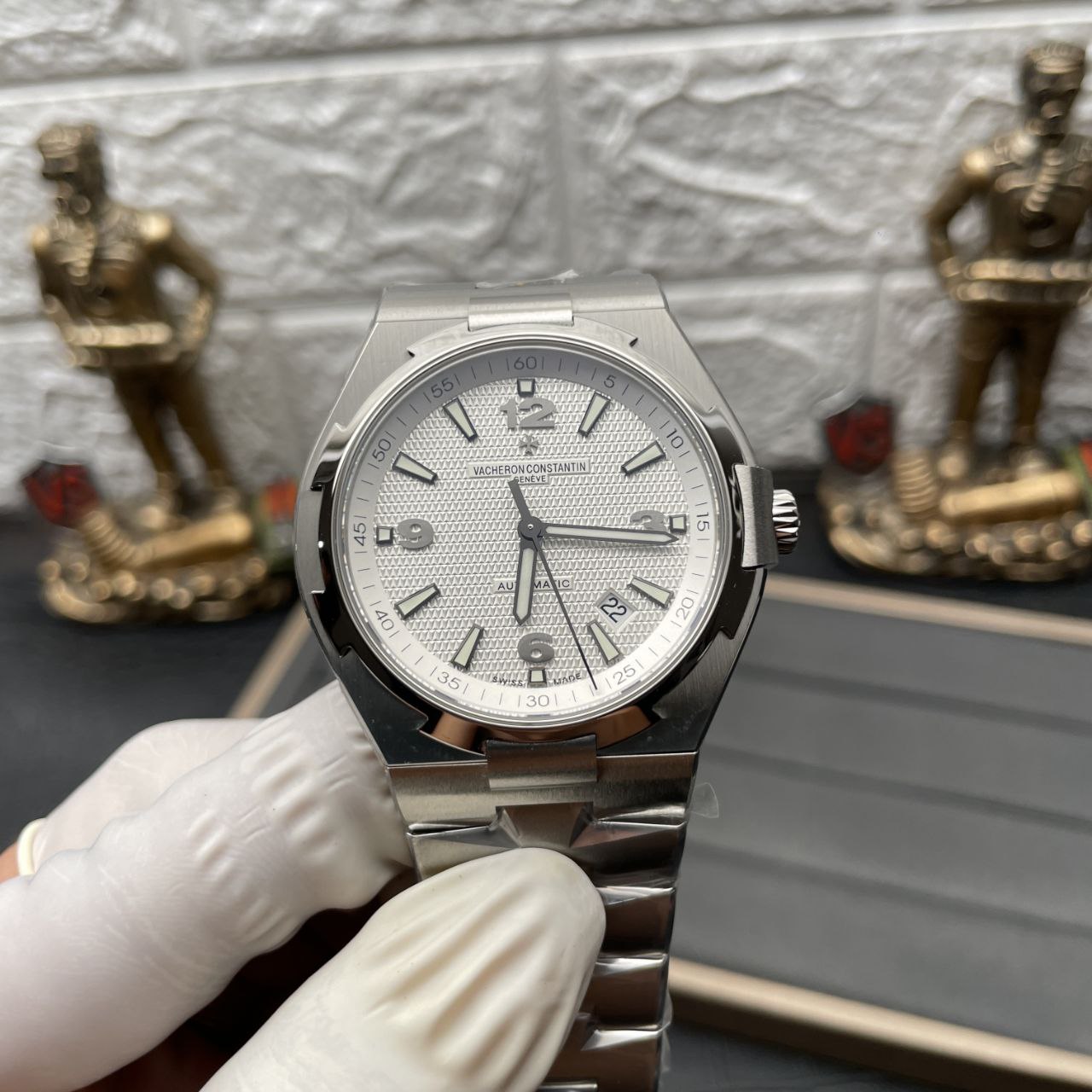 Vacheron Constantin Overseas 47040 JJ Factory 1:1 Best Edition svizzero ETA9015 quadrante bianco