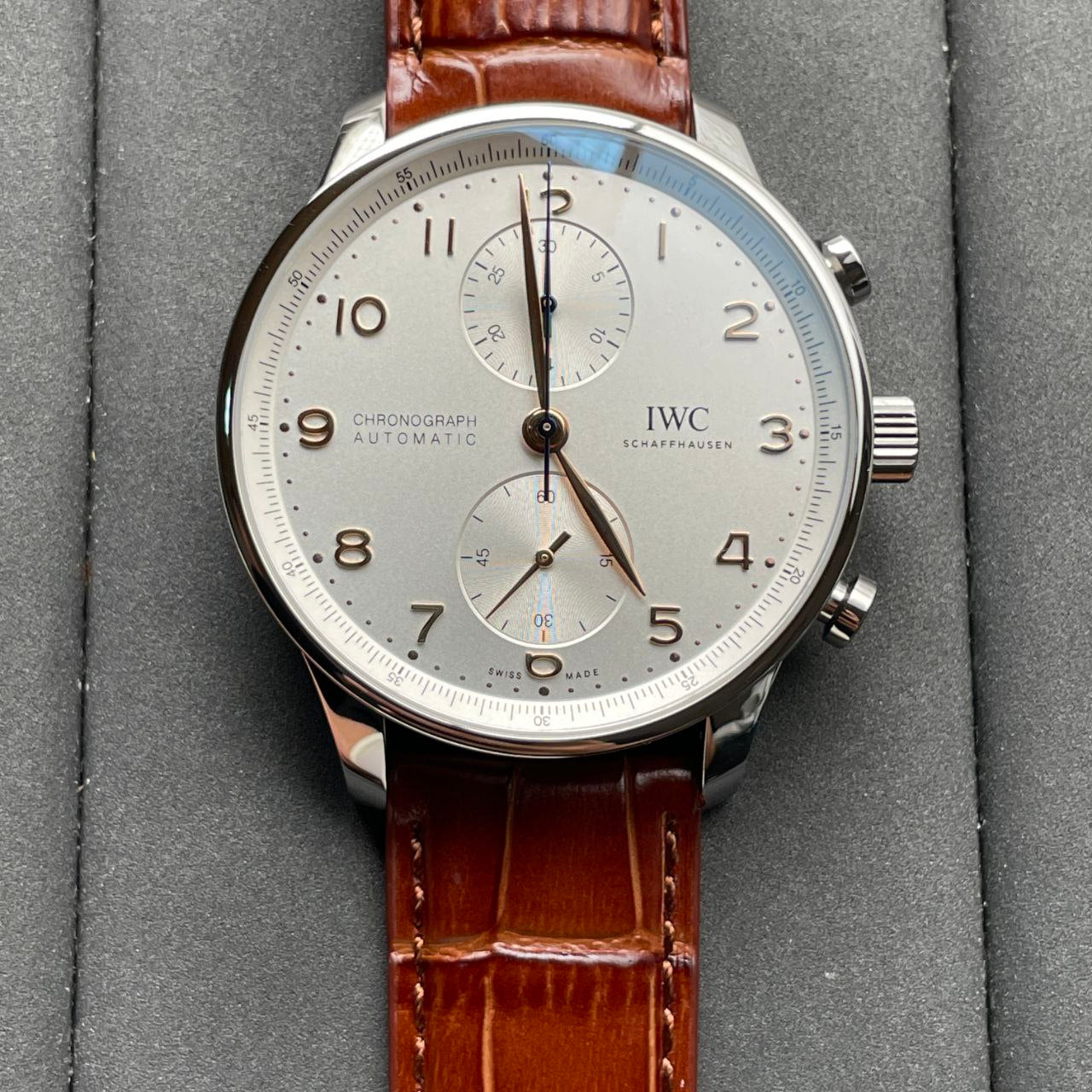 IWC Portugieser IW371604 1:1 Mejor edición ZF Factory esfera blanca