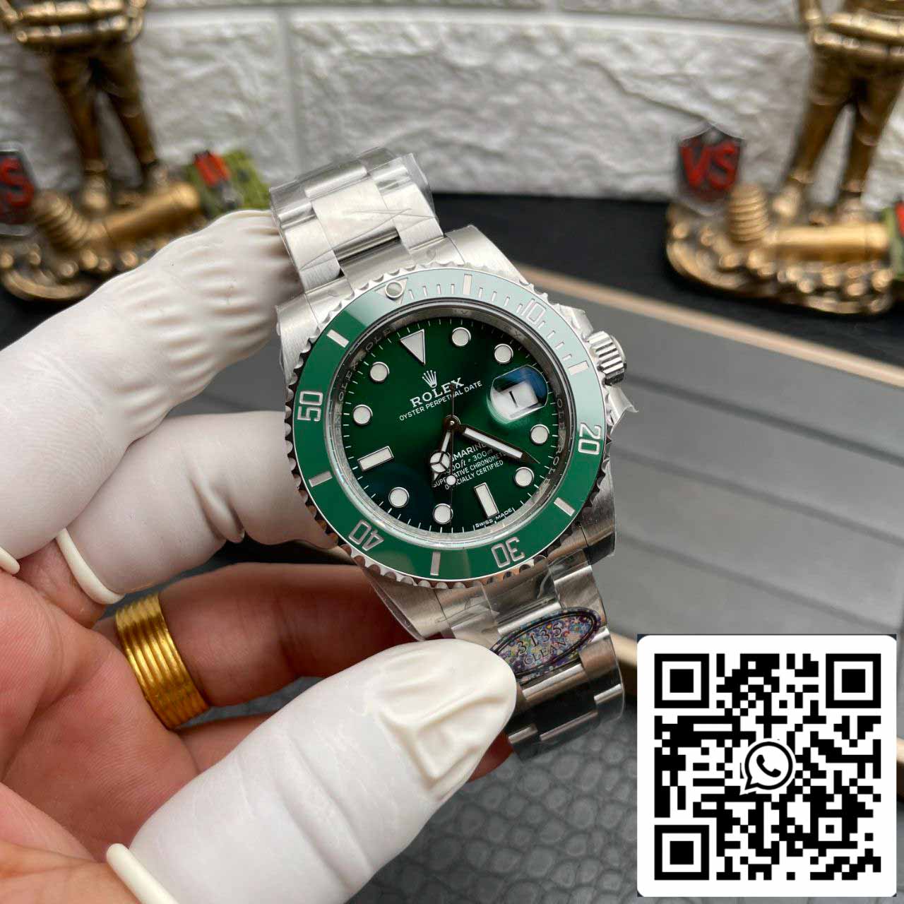 Rolex Submariner 116610LV-97200 40mm movimento 3135 Clean Factory V4 quadrante verde