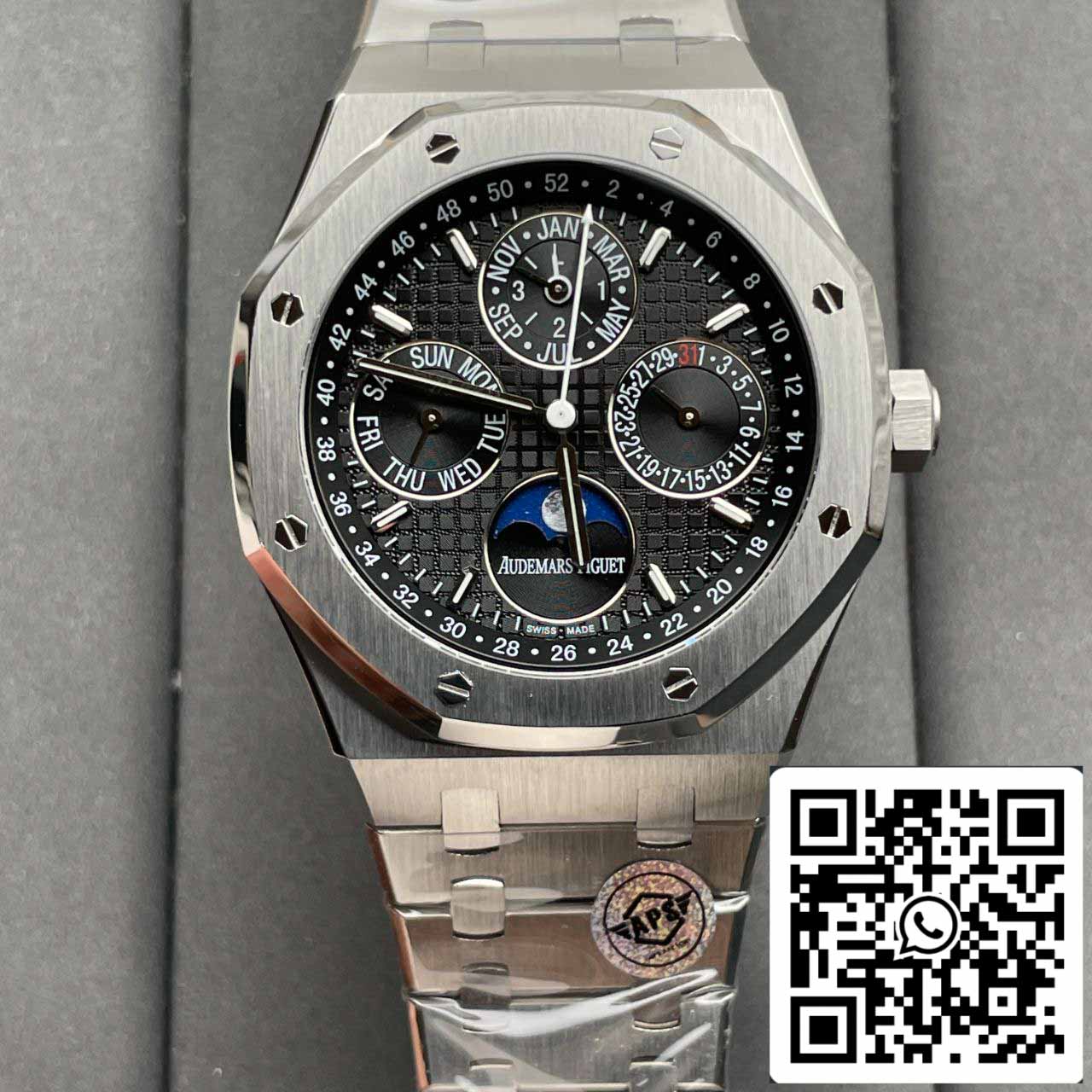 Audemars Piguet Royal Oak 26574 1:1 Mejor edición APS Factory esfera negra