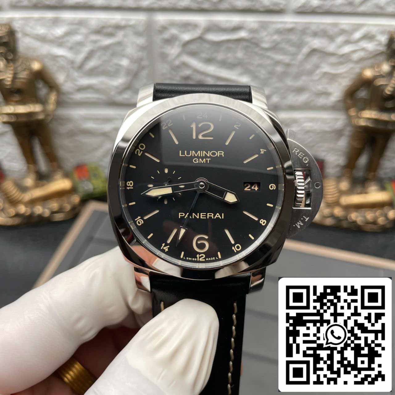 Panerai LUMINOR 1950 PAM00531 1:1 Best Edition VS Factory quadrante nero