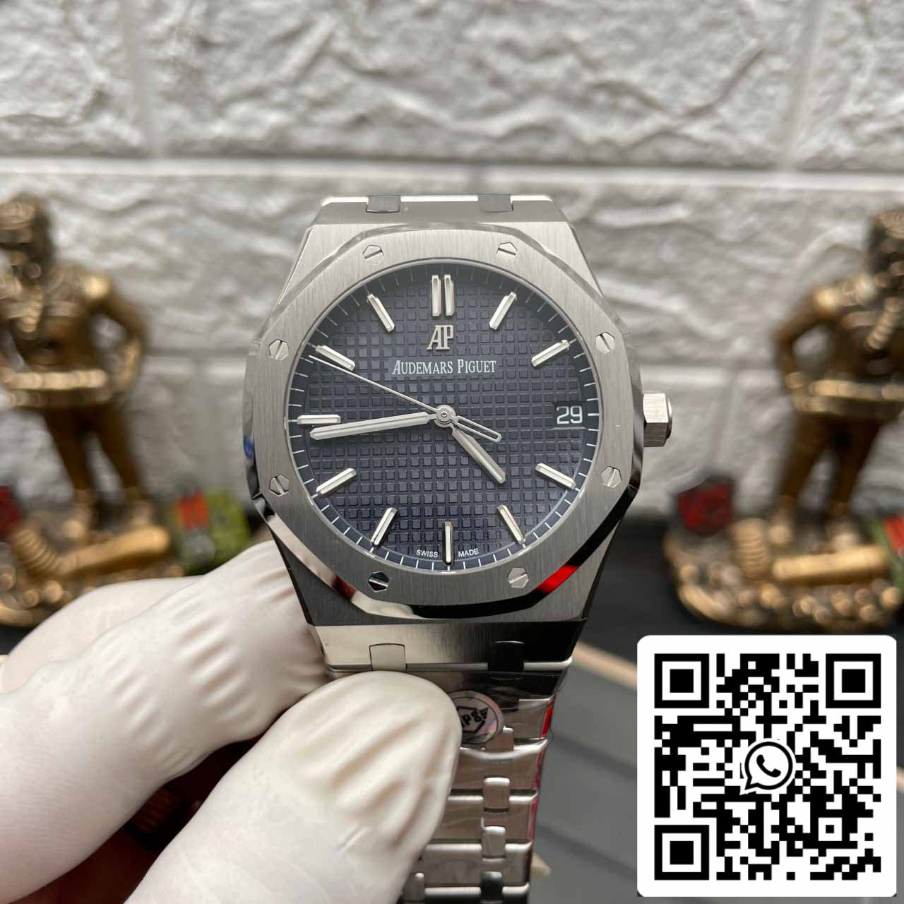 Audemars Piguet Royal Oak 15500ST.OO.1220ST.01 APS Factory V3 Quadrante Blu