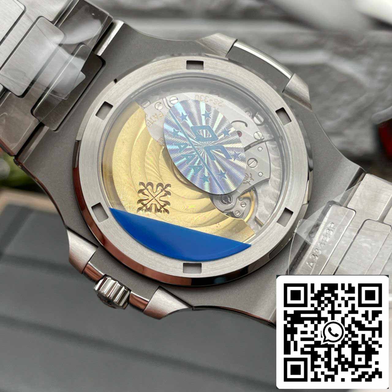 Patek Philippe Nautilus Jumbo 5711/1A-010 PF Factory 1:1 Mejor Edición Suizo ETA324 Esfera Azul