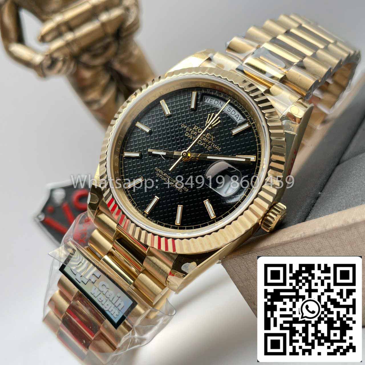 Rolex Day Date 40 Gold  228238-0007 1:1 Best Edition QF Factory CounterWeight Version