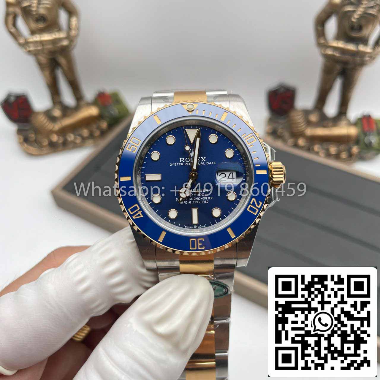 Rolex Submariner M126613LB-0002 41MM 1:1 Mejor edición Clean Factory esfera azul