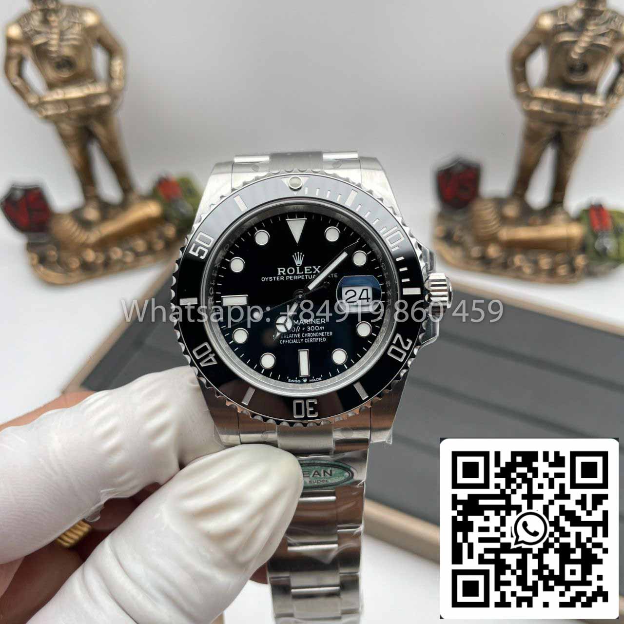 Rolex Submariner M126610LN-0001 41MM 1:1 Best Edition Clean Factory Bisel negro