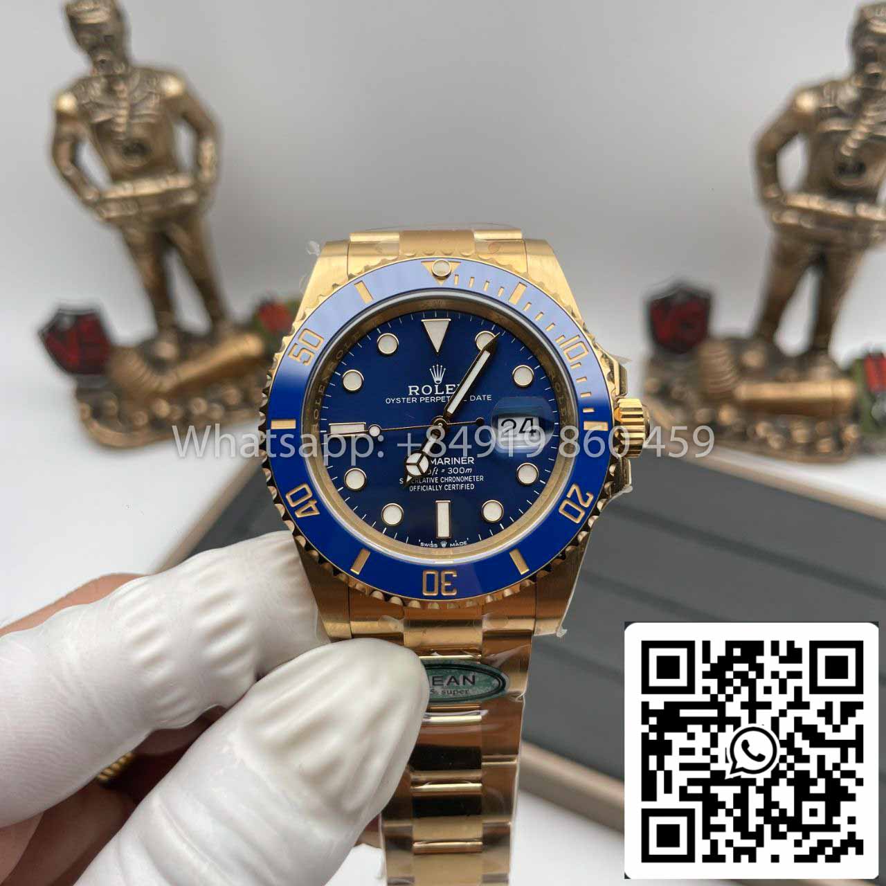 Rolex Submariner M126618lb-0002 41MM 1:1 Best Edition Clean Factory Lunetta Blu