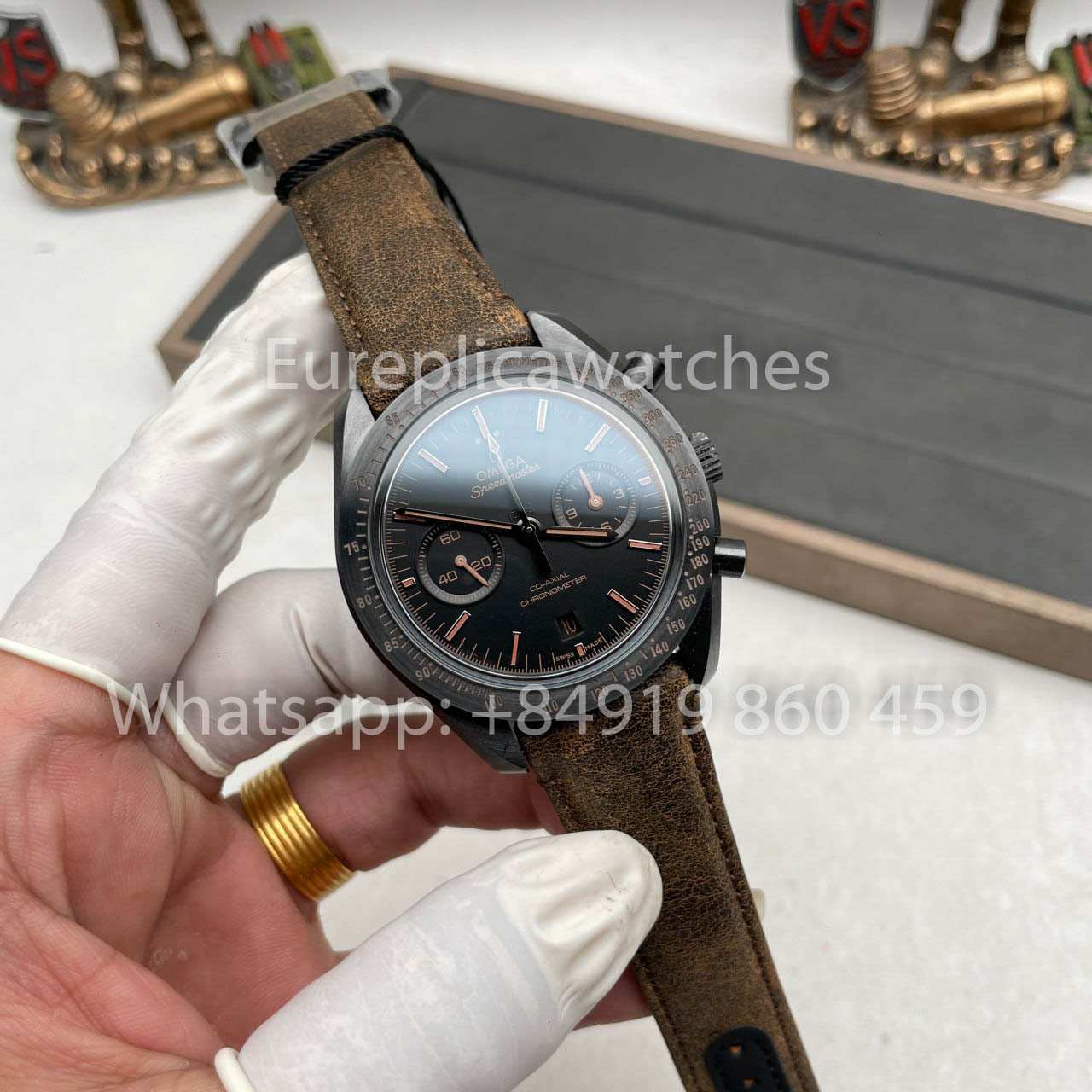 Omega Speedmaster 311.92.44.51.01.006 Moonwatch 1:1 Best Edition N1 Factory Brown Leather Strap