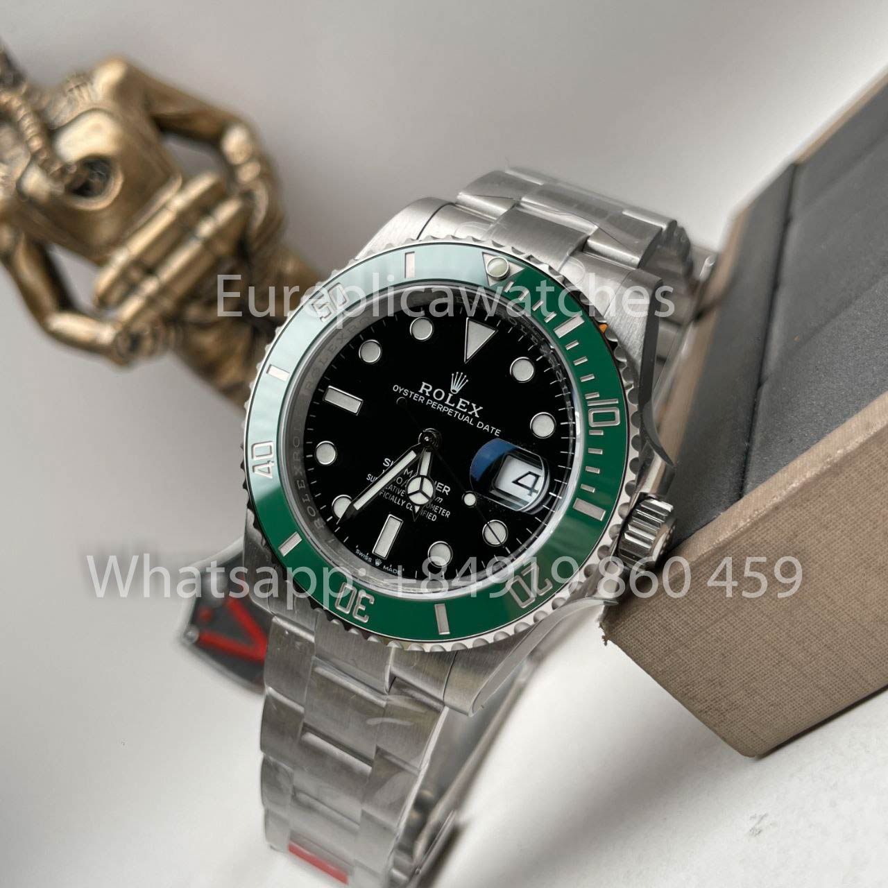 Rolex Submariner M126610LV-0002 Kermit 1:1 Miglior Clone VS Quadrante Nero di Fabbrica più recente 2025