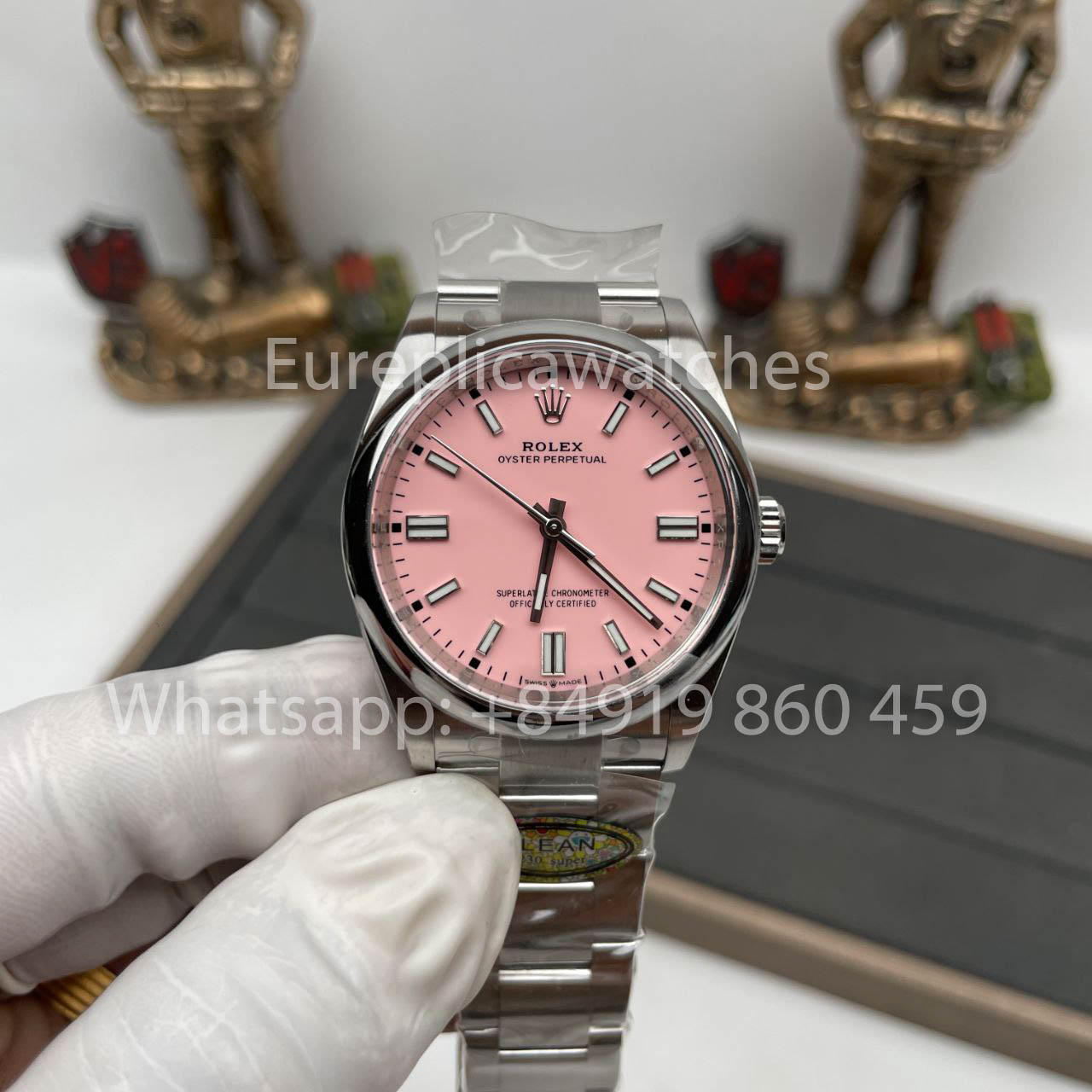 Replica Rolex Oyster Perpetual M126000-0008 36MM  Clean Factory Pink Dial