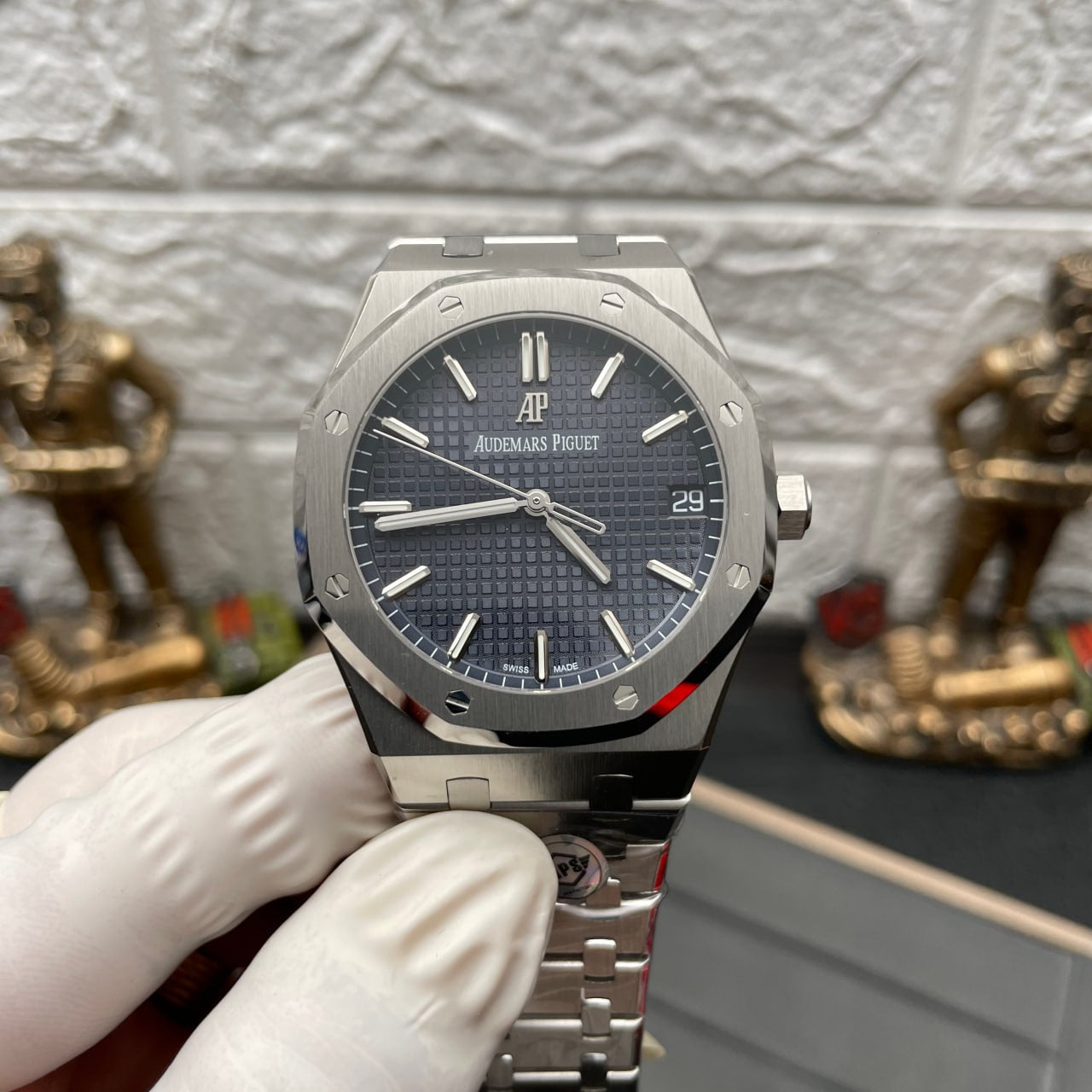 Audemars Piguet Royal Oak 15500ST.OO.1220ST.01 APS Factory V3 Quadrante Blu 1:1 Migliore Edizione