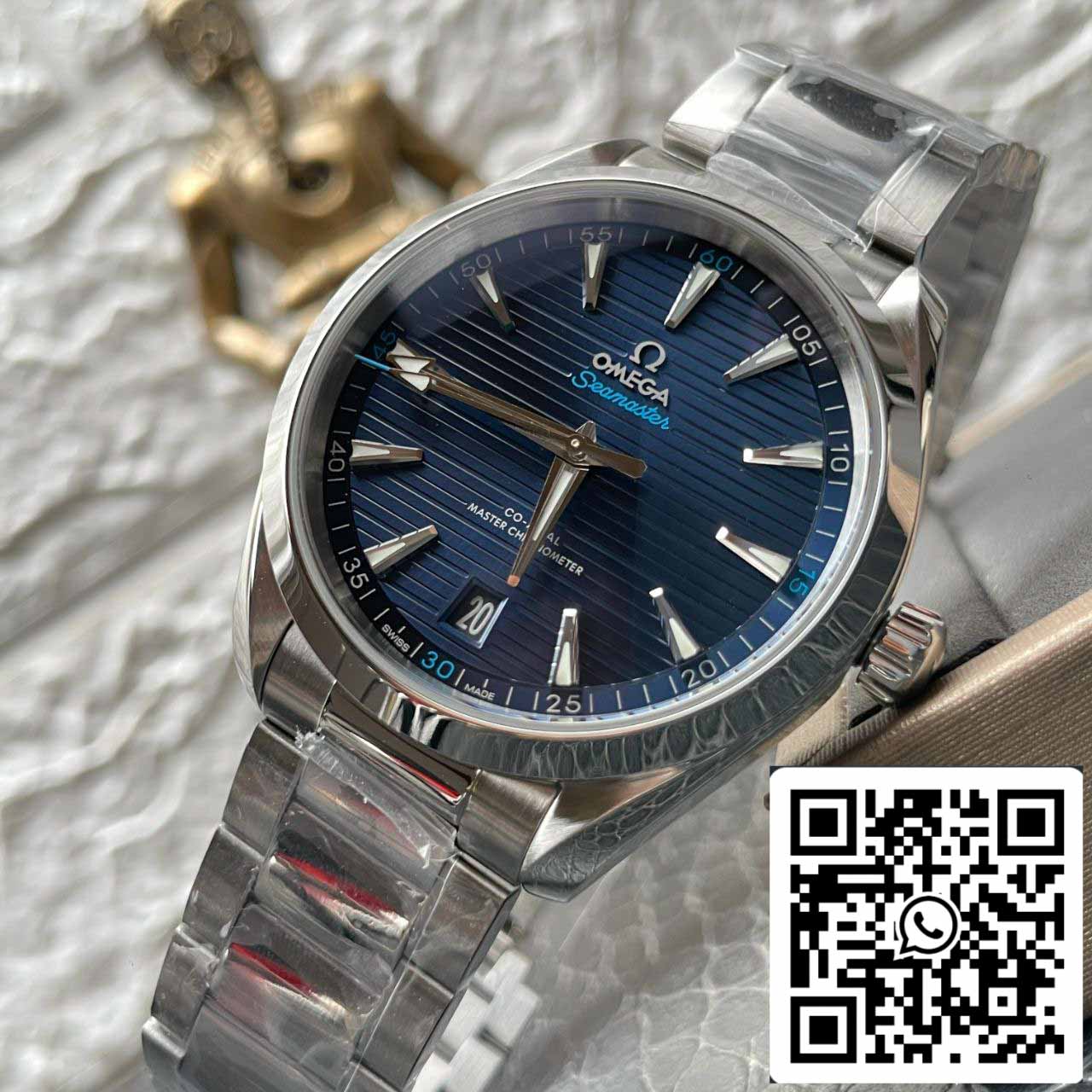 Omega Seamaster 220.10.41.21.03.001 1:1 Best Edition VS Factory quadrante blu svizzero ETA8900