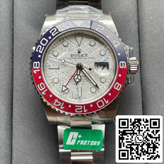 Rolex GMT Master II M126719blro-0002 1:1 Mejor edición C+ Esfera de meteorito de fábrica