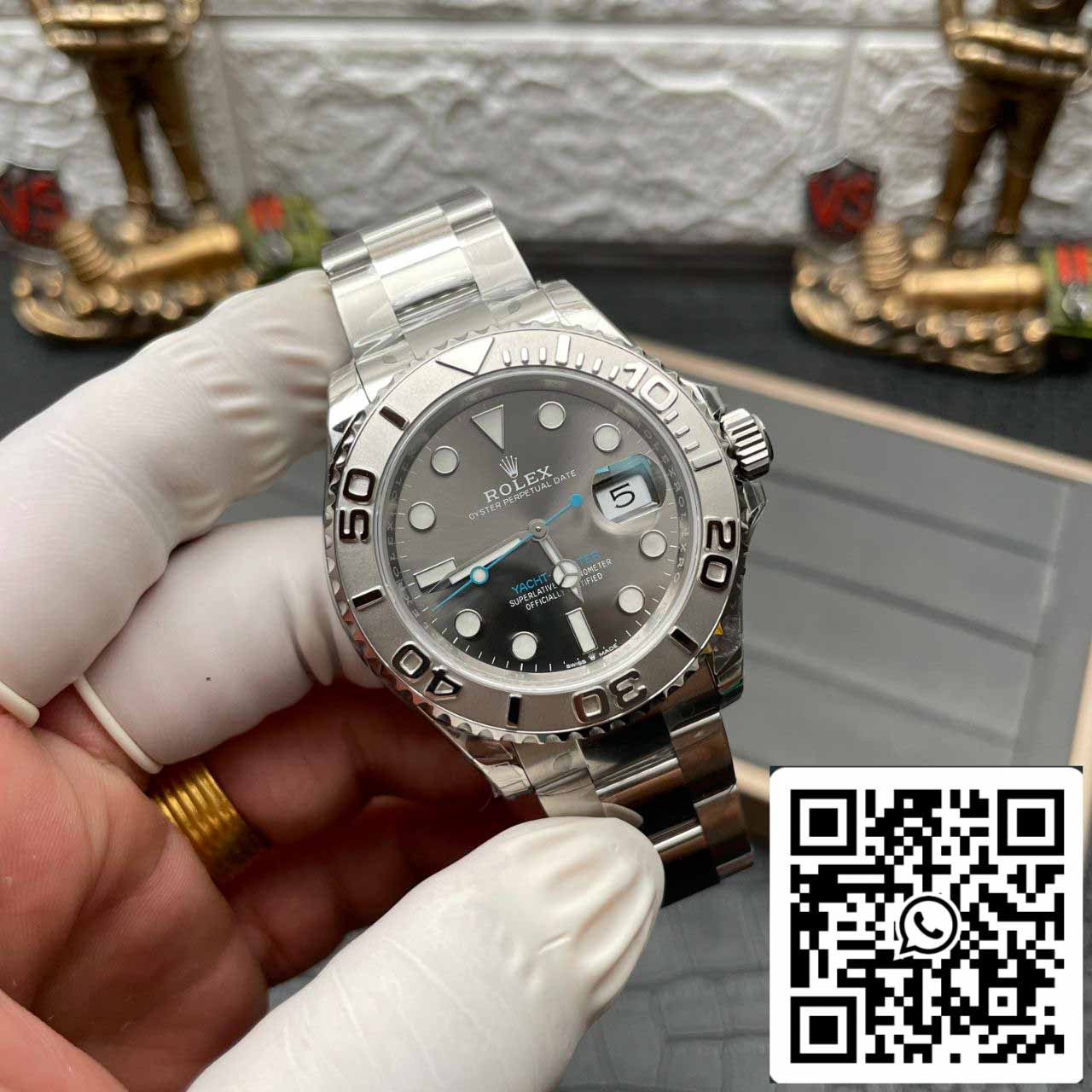 Rolex Yacht Master M126622-0001 40MM 1:1 Best Edition VS Cinturino in acciaio di fabbrica