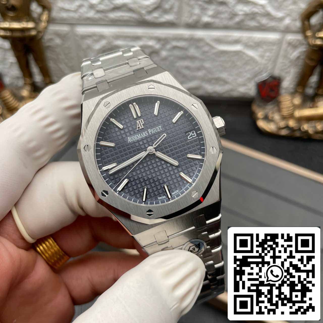 Audemars Piguet Royal Oak 15500ST.OO.1220ST.01 APS Factory V3 Esfera azul