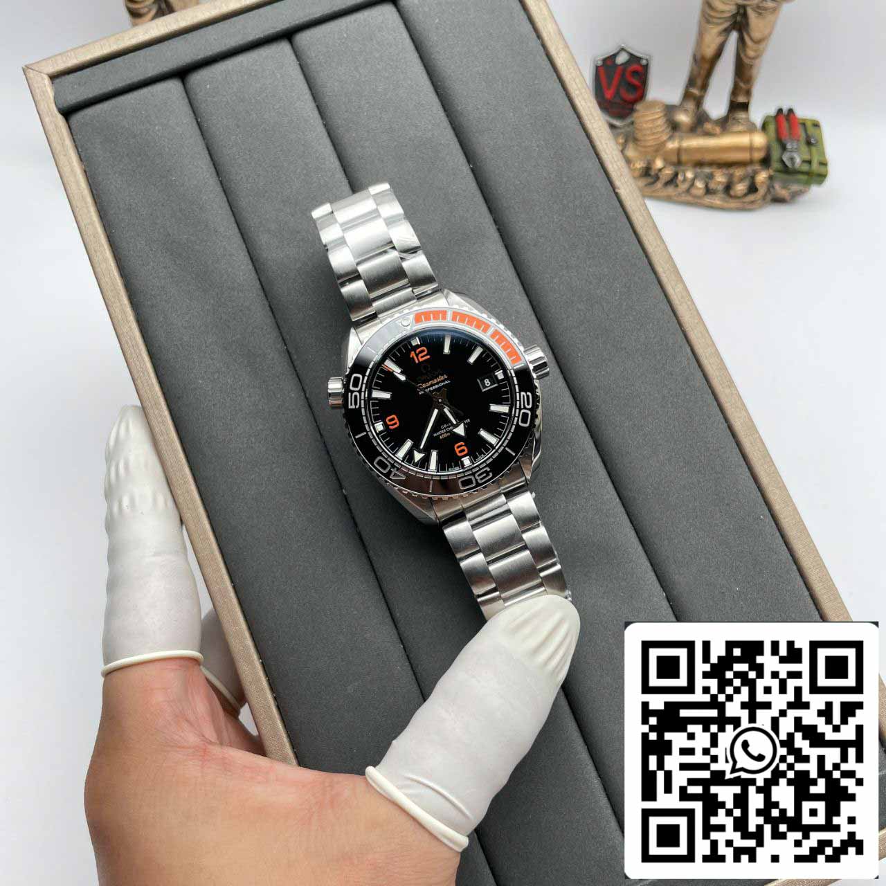 Omega Seamaster 215.30.44.21.01.002 1:1 Best Edition VS quadrante nero di fabbrica