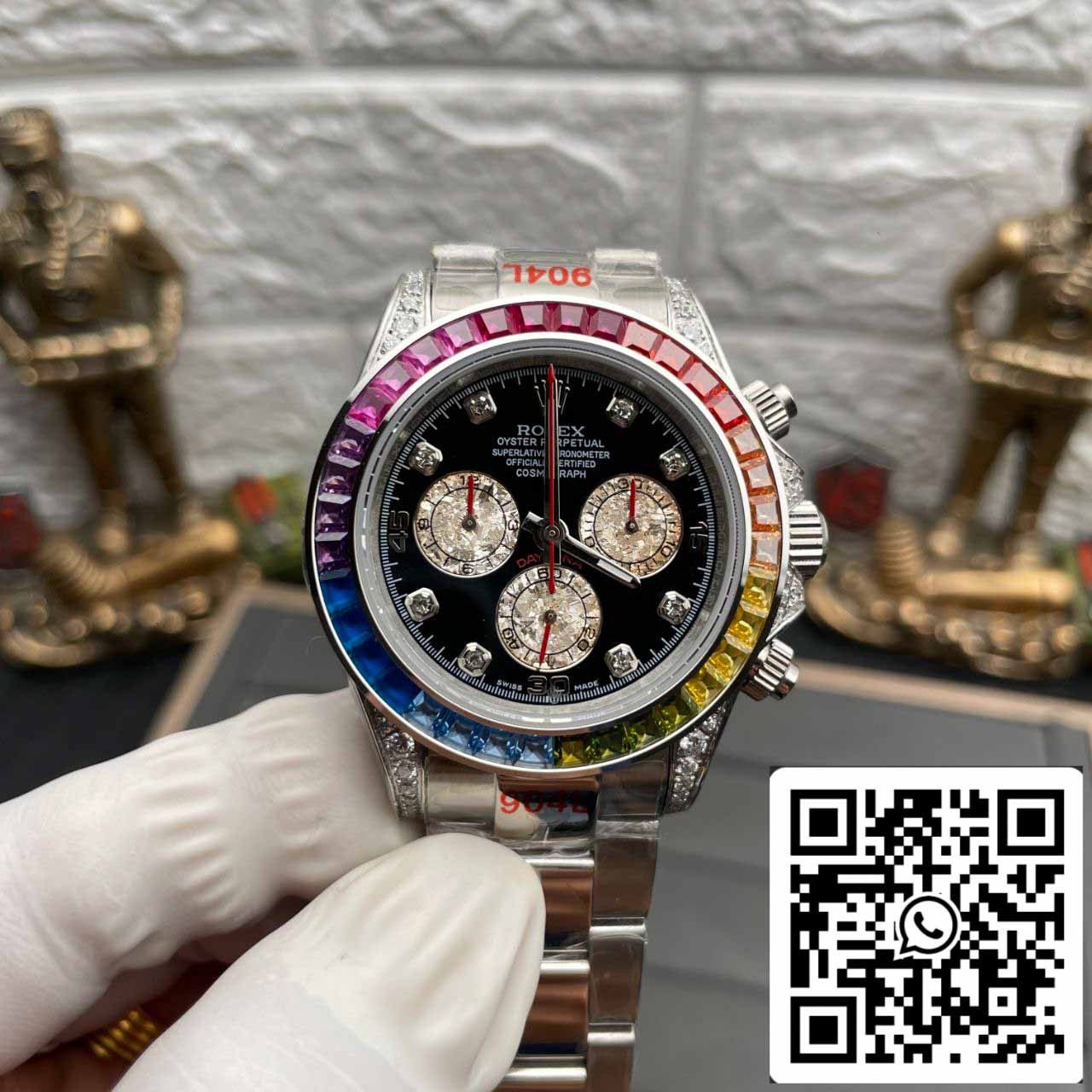 Rolex Daytona 116599 RBOW 1:1 Best Edition TW Factory Black Dial