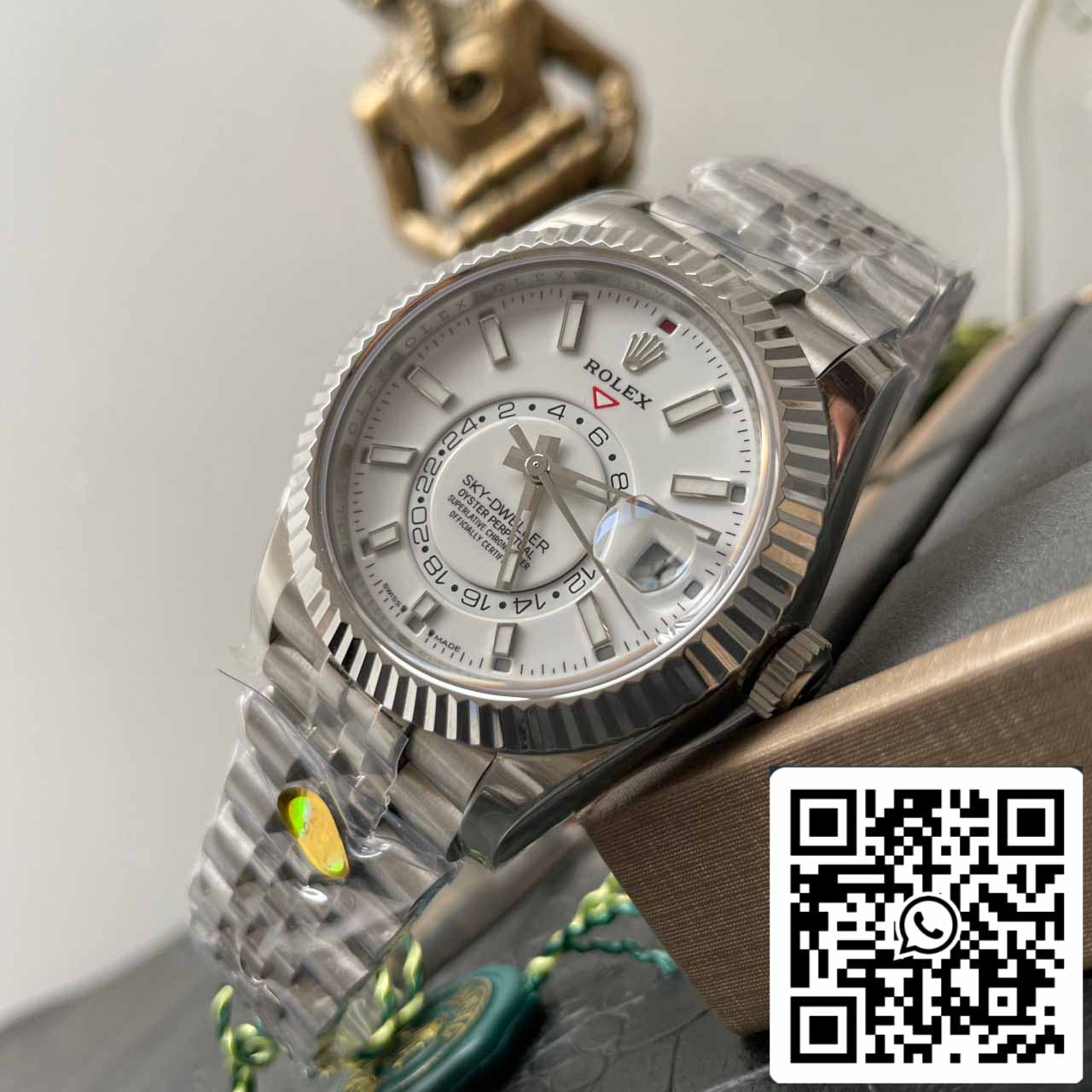 Rolex Sky Dweller M336934-0003 1:1 Mejor Edición ZF Factory Esfera Blanca