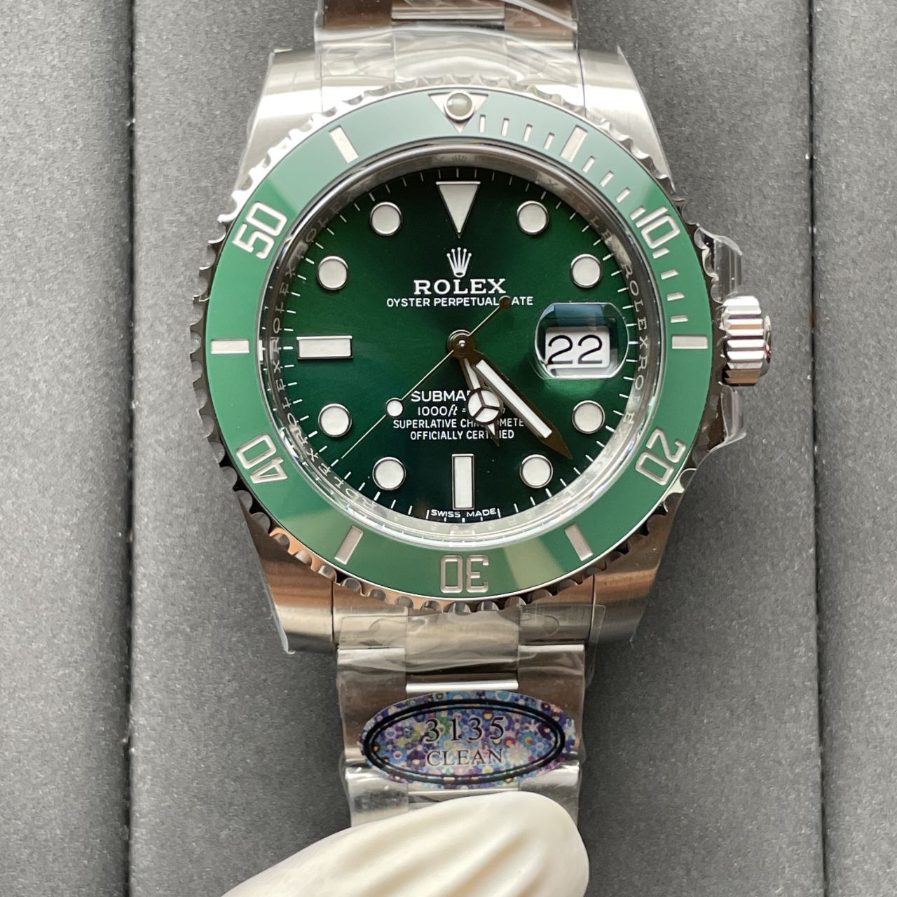 Rolex Submariner 116610LV-97200 40mm 1:1 Best Edition Clean Factory Nuova versione 2024