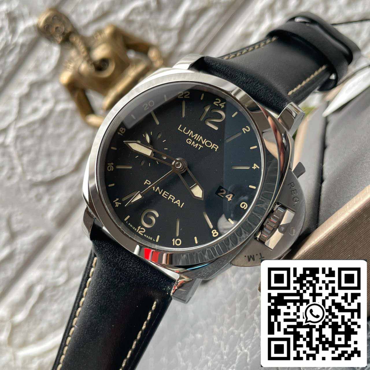 Panerai LUMINOR 1950 PAM00531 1:1 Best Edition VS Factory quadrante nero