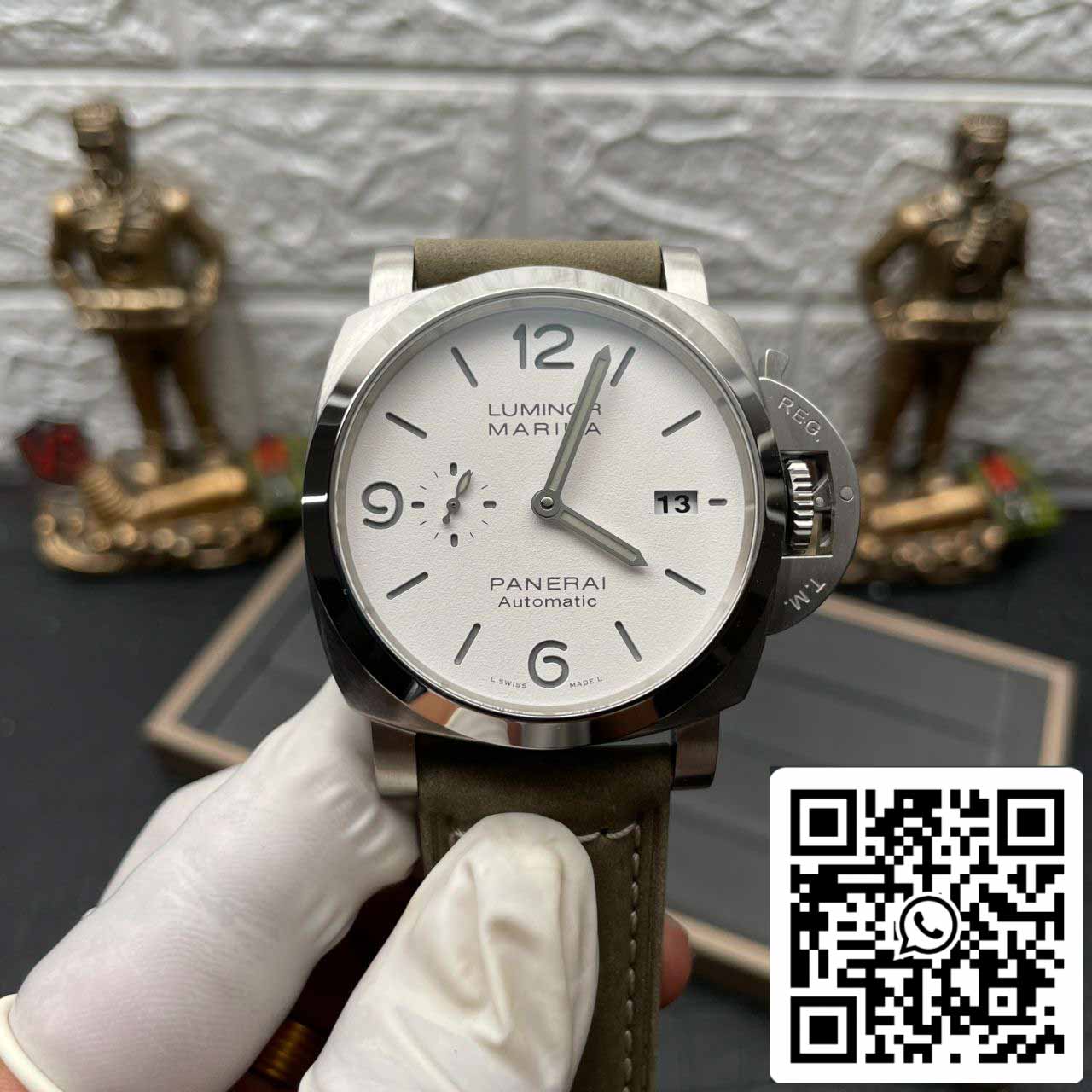 Panerai Luminor PAM01314 1:1 Best Edition VS Factory White Dial