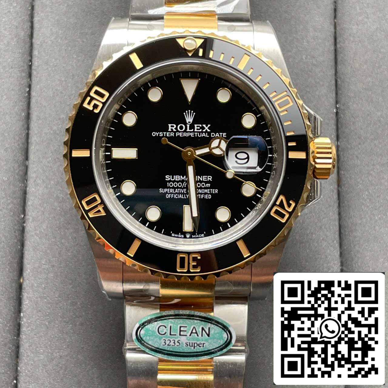 Rolex Submariner M126613LN-0002 41MM 1:1 Migliore edizione Clean Factory quadrante nero