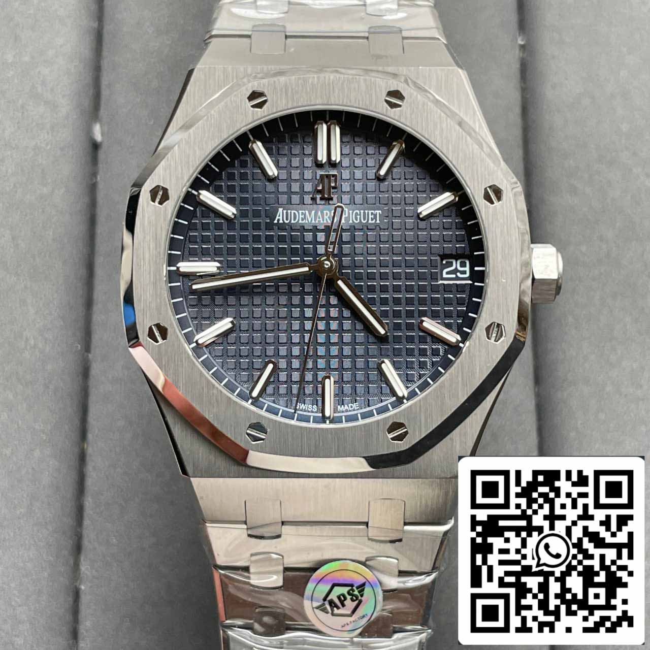 Audemars Piguet Royal Oak 15500ST.OO.1220ST.01 APS Factory V3 Esfera azul