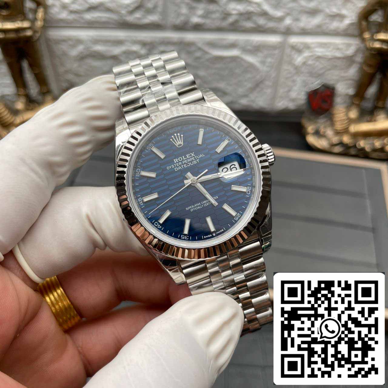 Rolex Datejust M126234-0017 36MM 1:1 Best Edition VS Factory Blue Dial