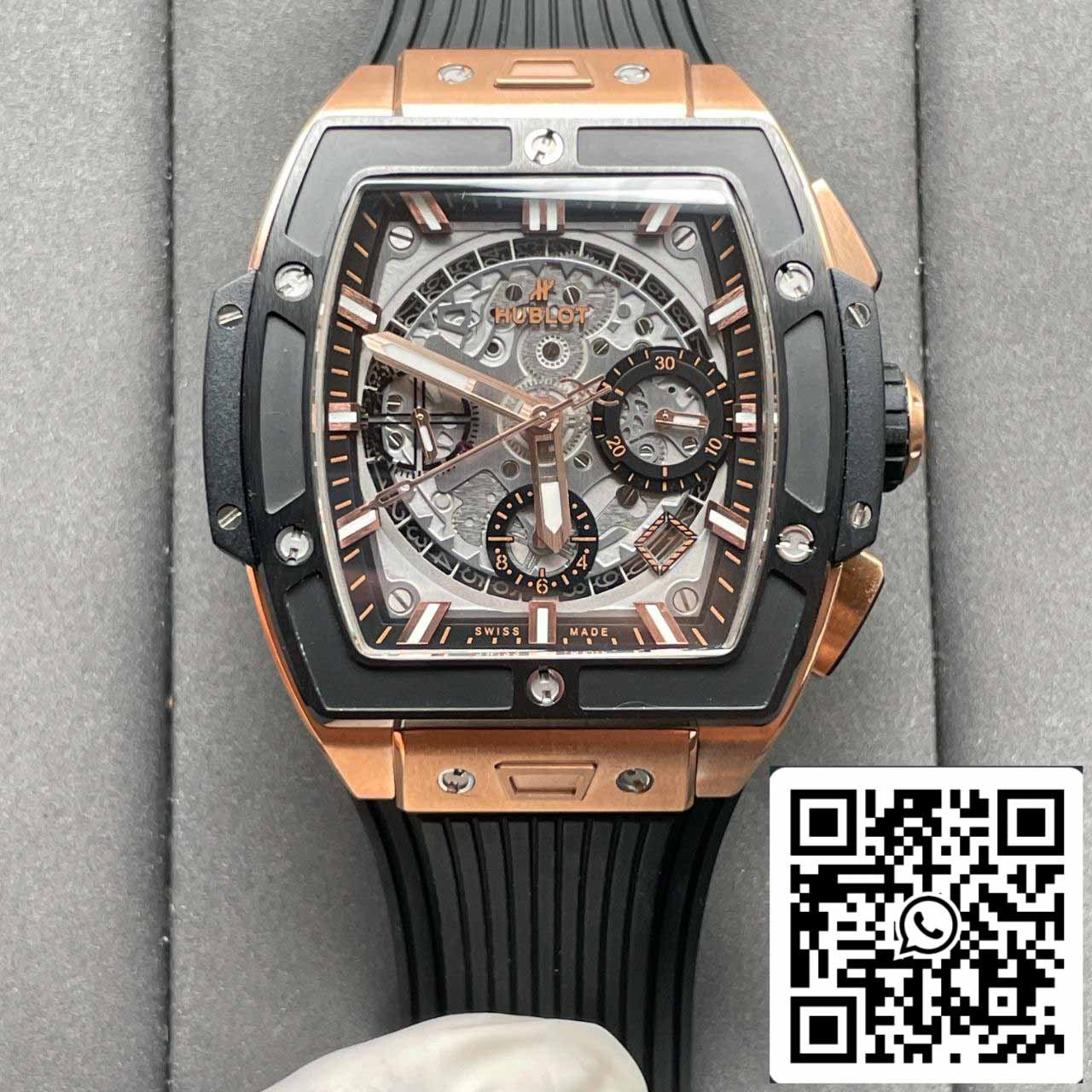 Hublot Big Bang Titanium 641.OM.0183.LR 1:1 Best Editon BBF Factory Oro rosa Esfera gris Negro 