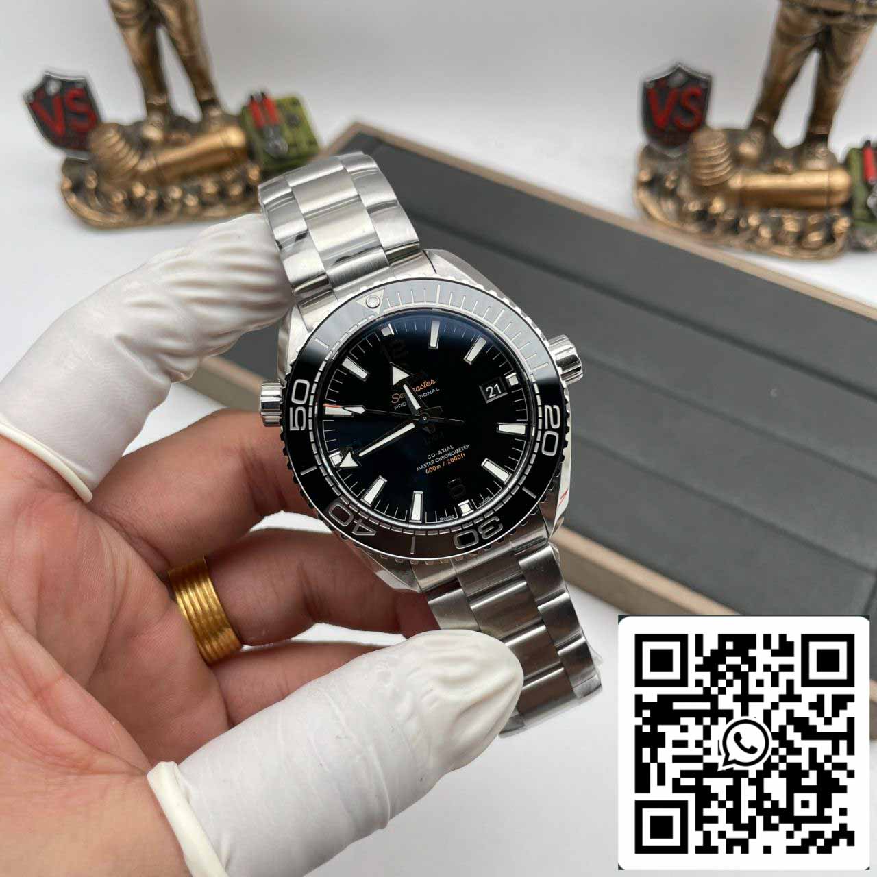 Omega Seamaster 215.30.44.21.01.001 1:1 Best Edition VS Factory Black Ceramic Dial Swiss 8900