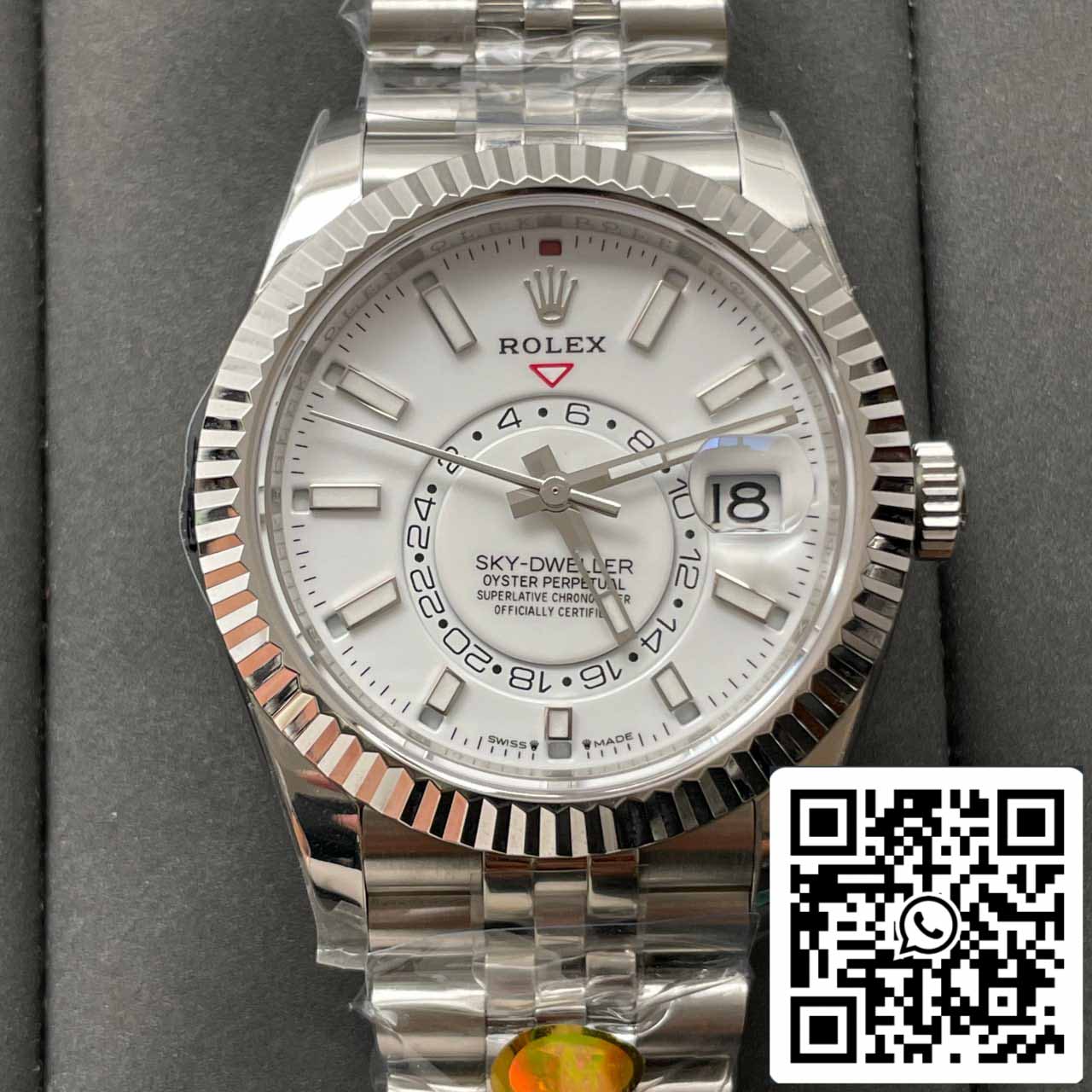 Rolex Sky Dweller M336934-0003 1:1 Mejor Edición ZF Factory Esfera Blanca